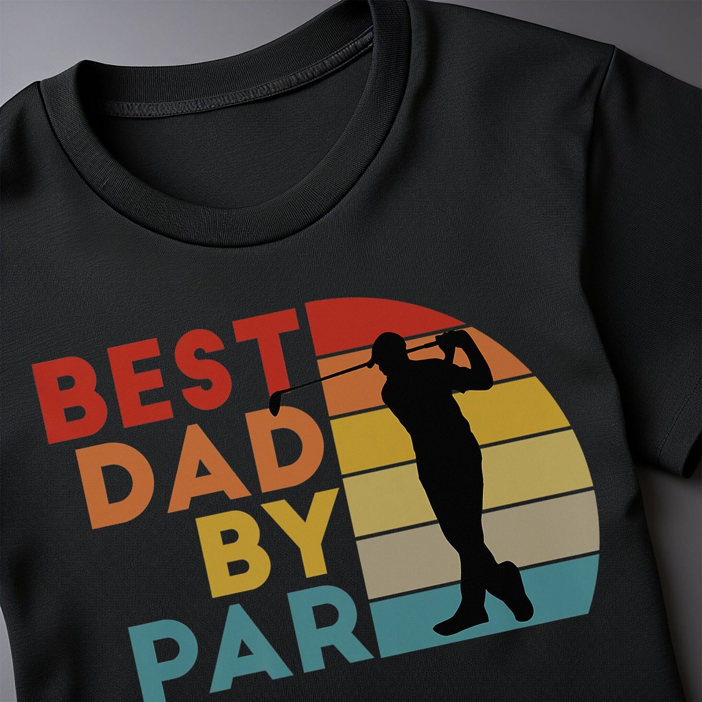 Best Dad by Par Hilarious Golf t-shirt