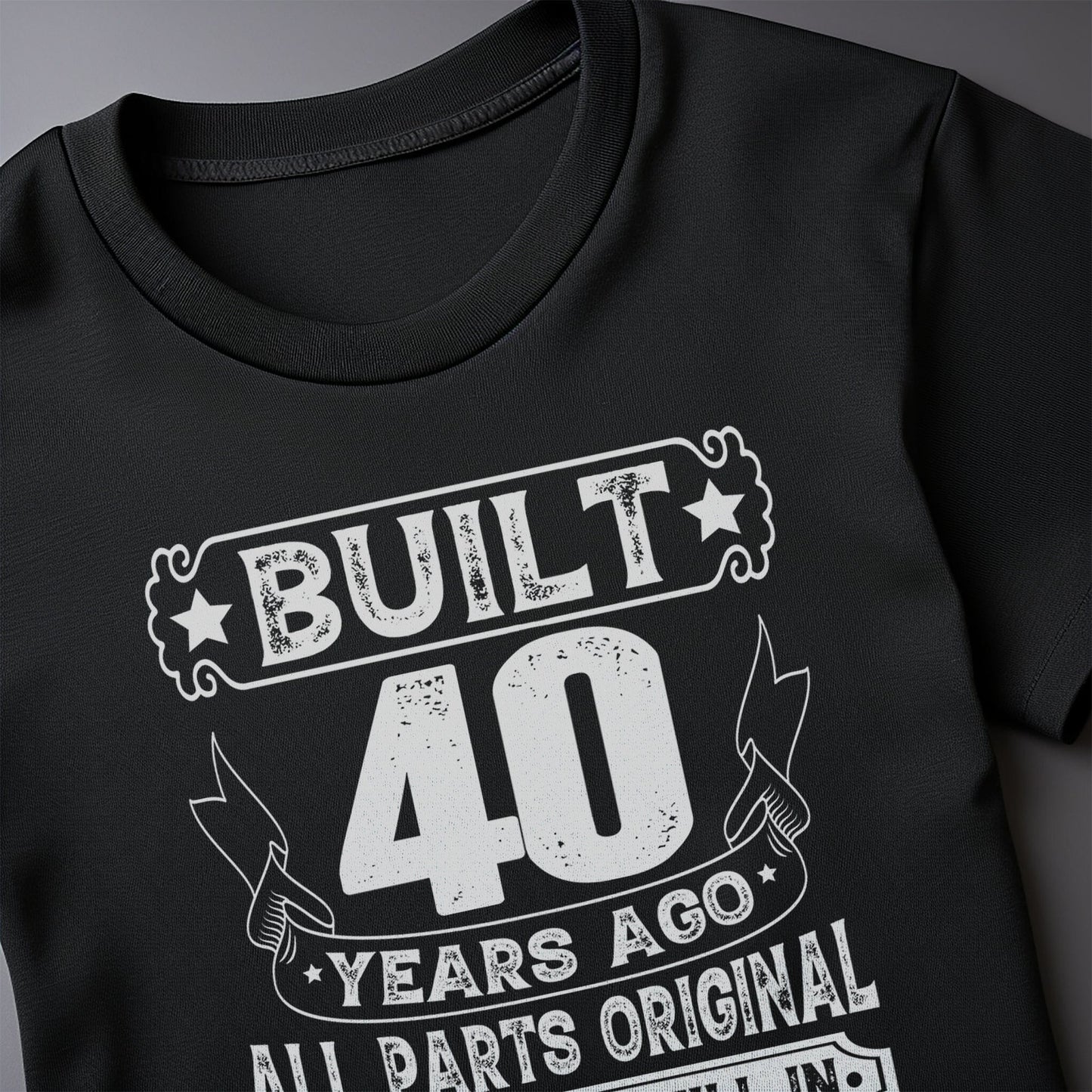 Built Years Ago 40 t-shirt