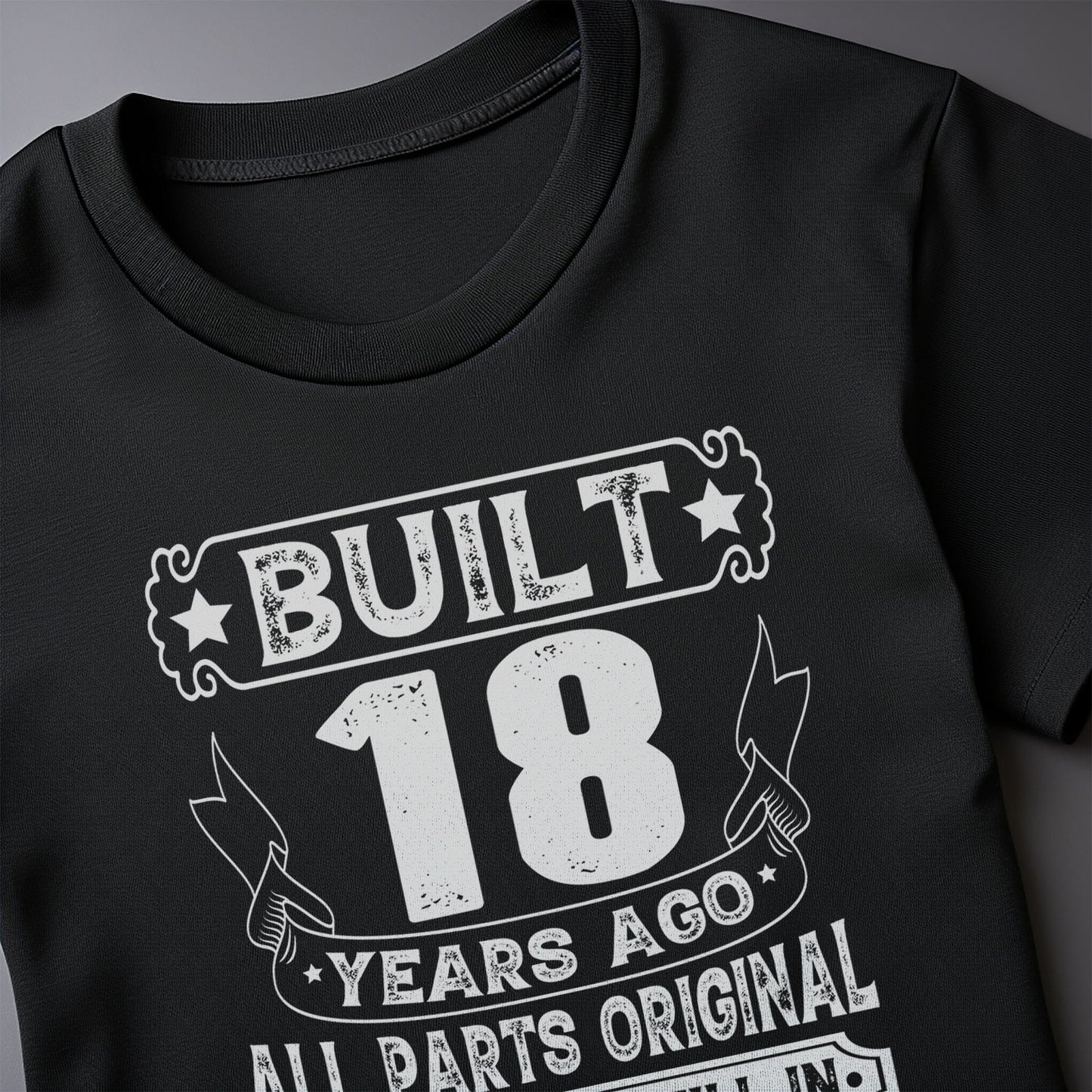 Built Years Ago 18 t-shirt