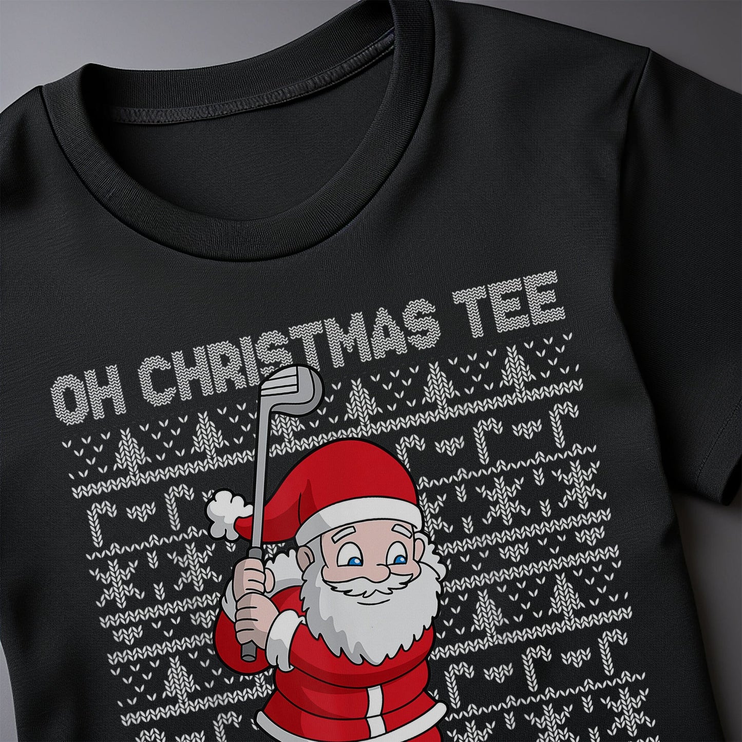 Golf Oh Christmas T-shirt Santa's