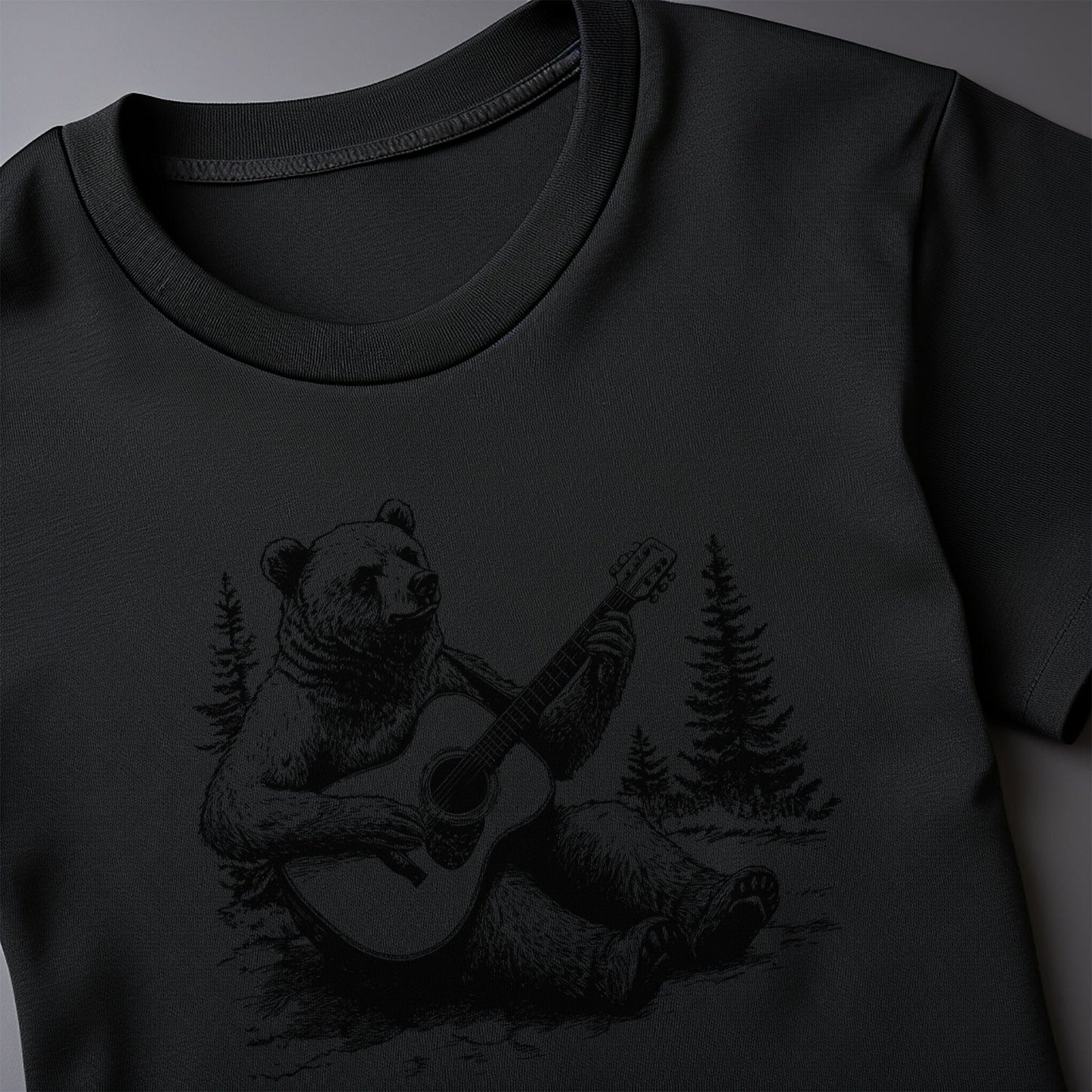 Bear Guitar 2 t-shirt - Rockin' Bear