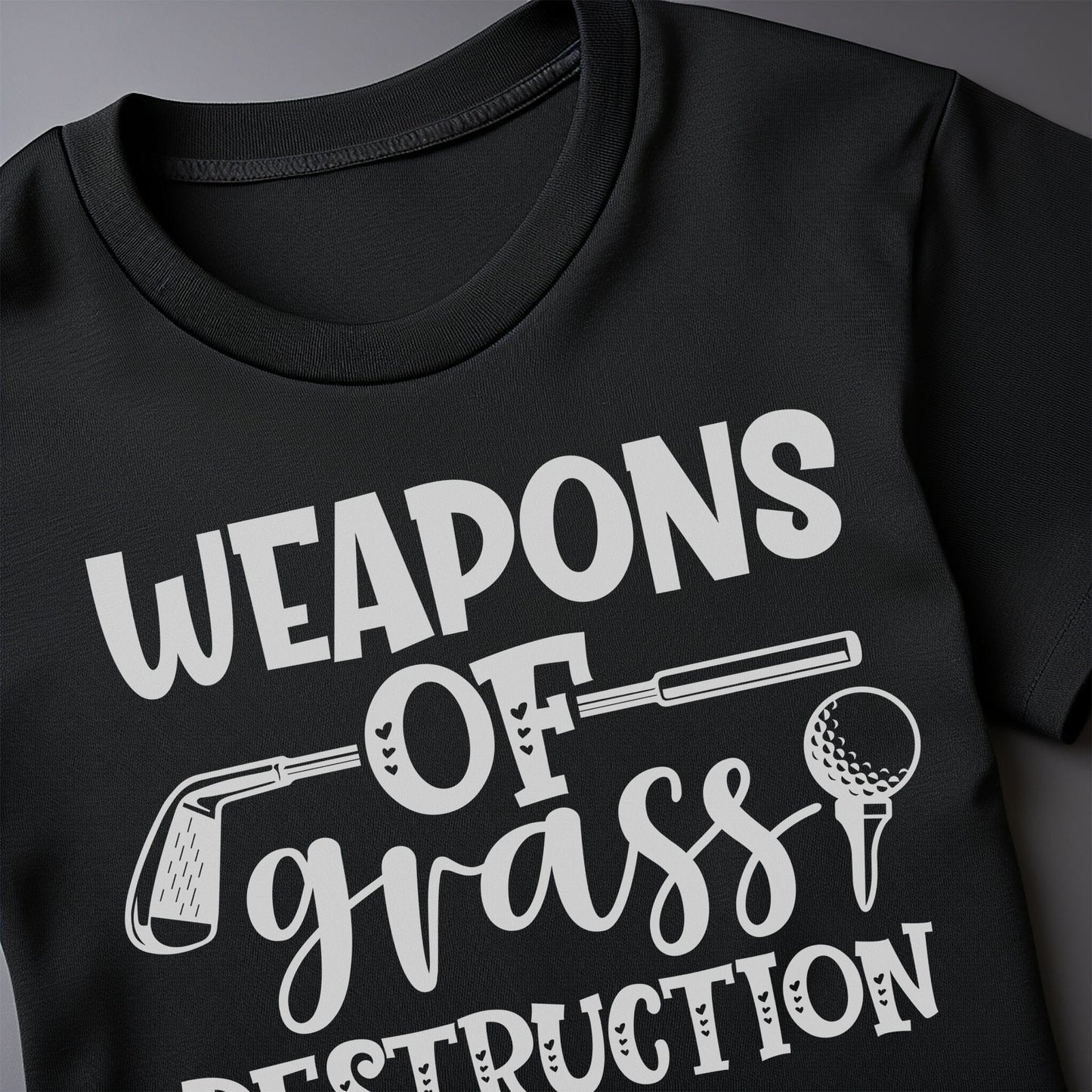 Golf-76 T-shirt Weapons of Grass