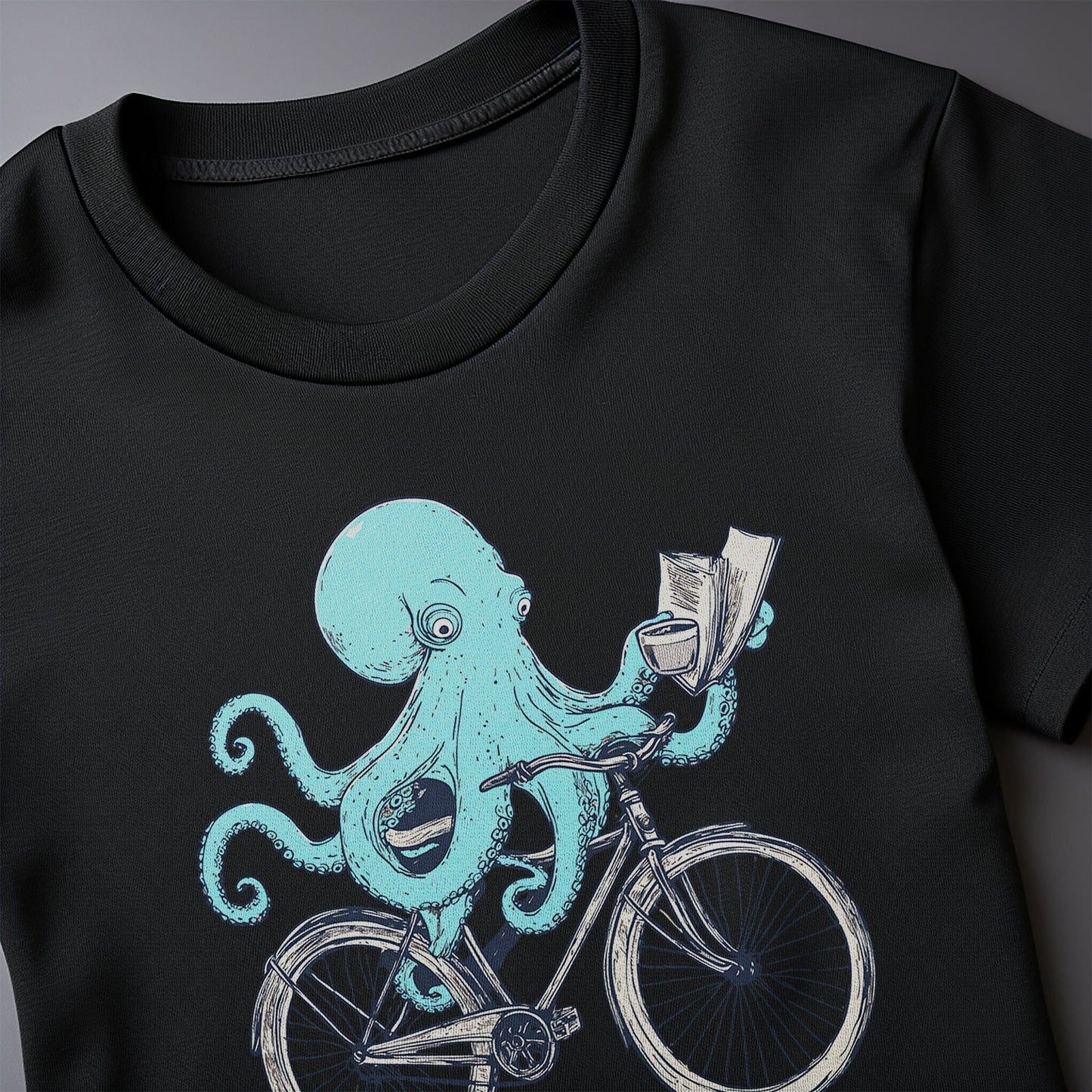 Octobike 1 T-Shirt - Hilarious Octopus