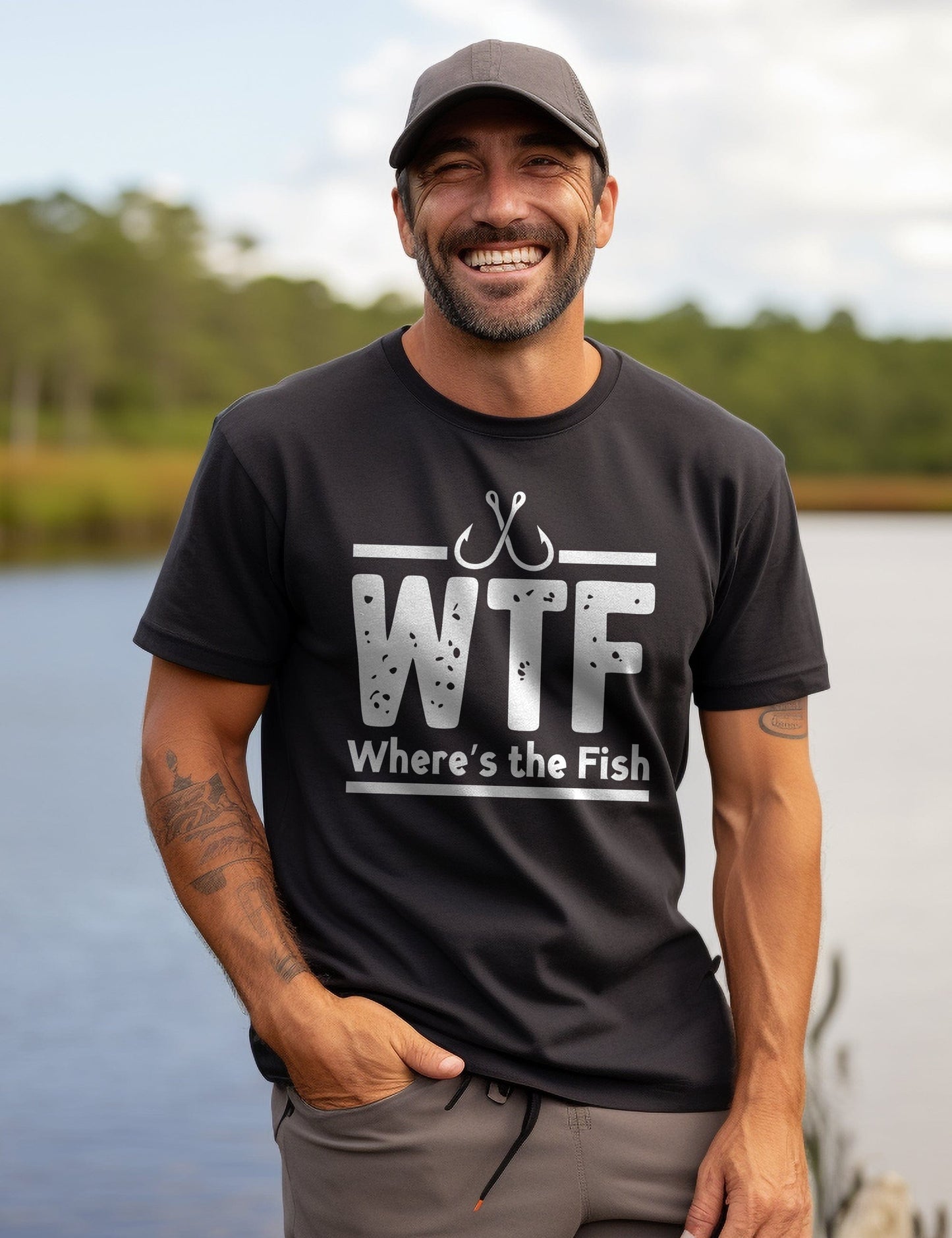 WTF Wheres the Fish 4? t-shirt