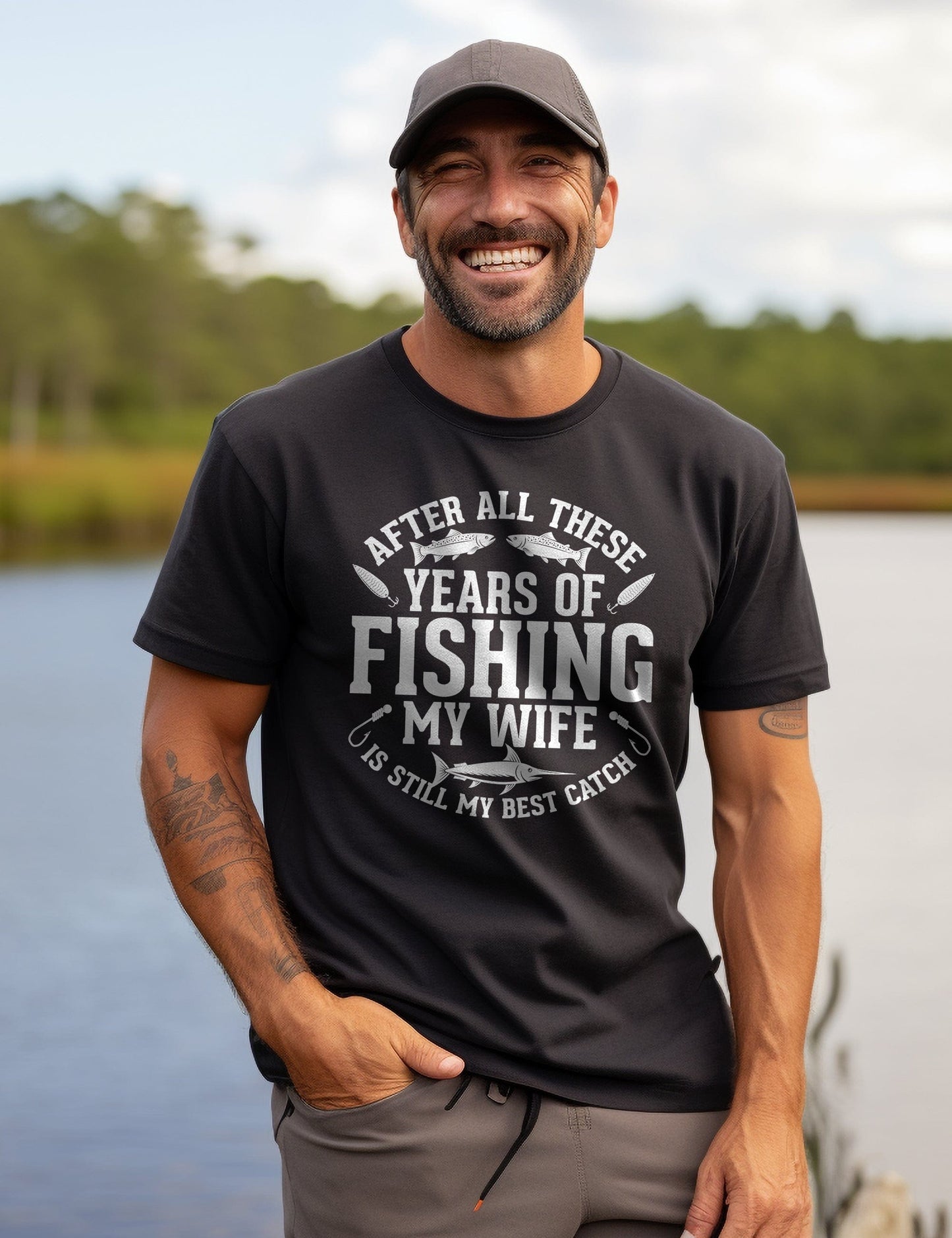 Best Catch Wife #1 T-shirt