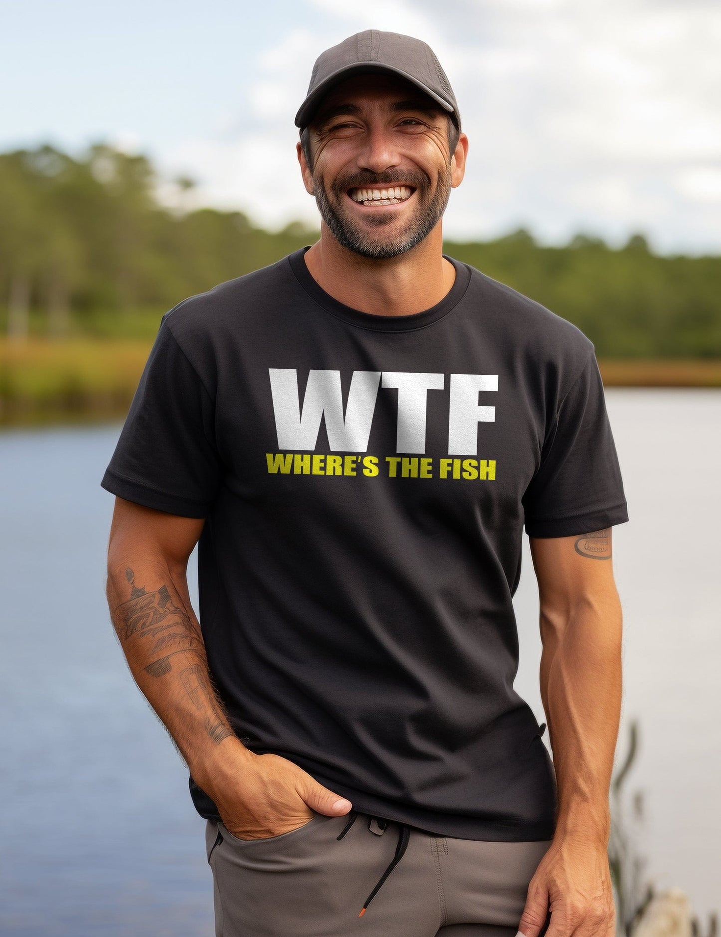 WTF Wheres the Fish? T-shirt