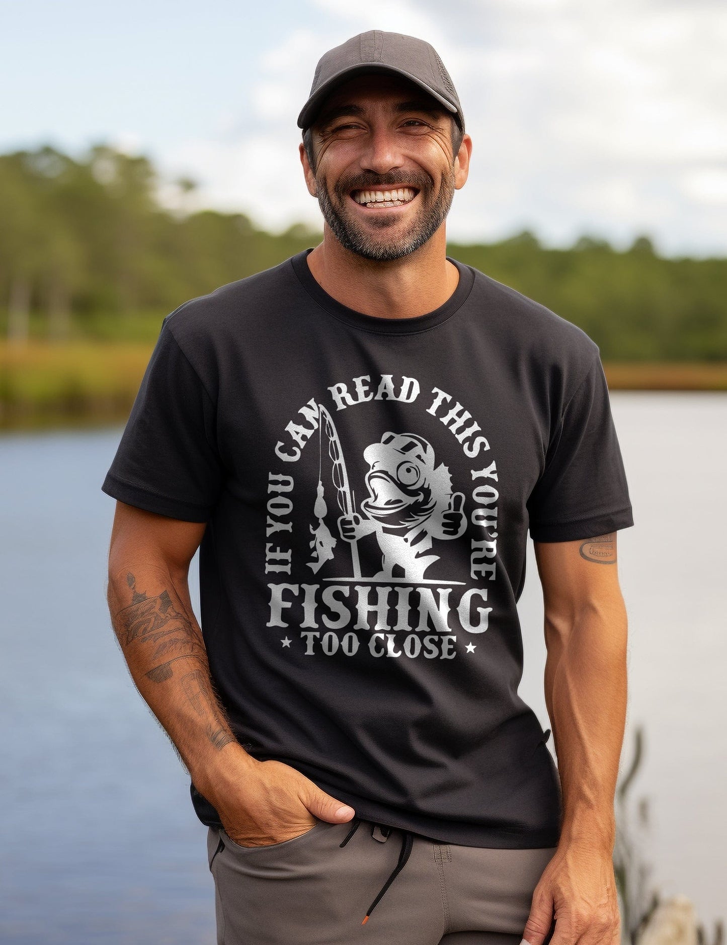 Fishing Too Close 2 T-Shirt