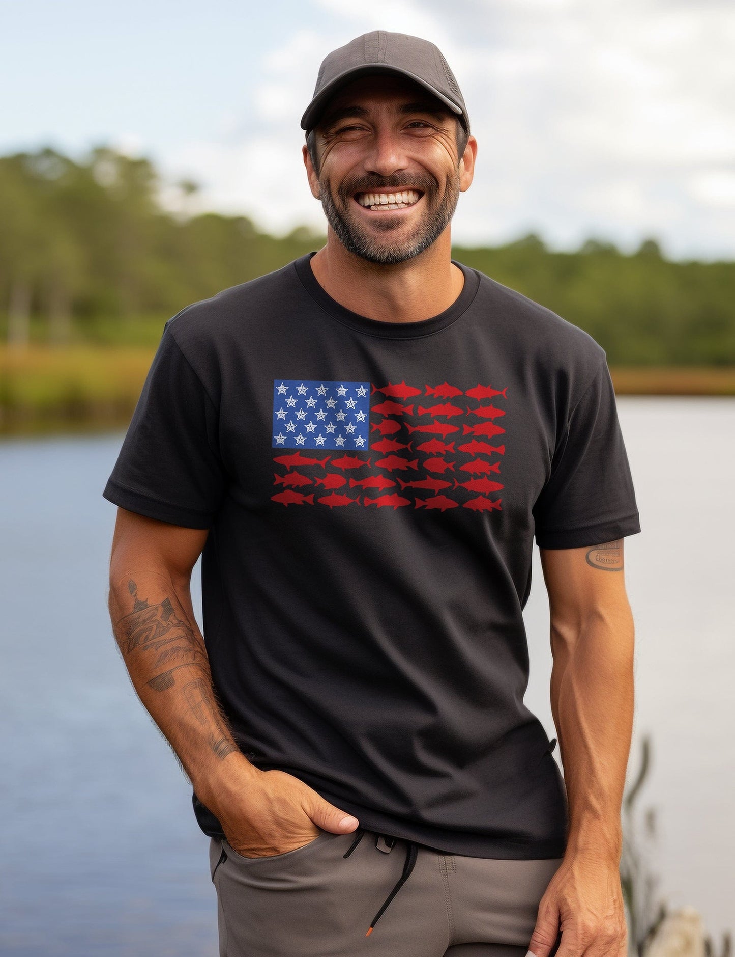 Fish Flag T-shirt