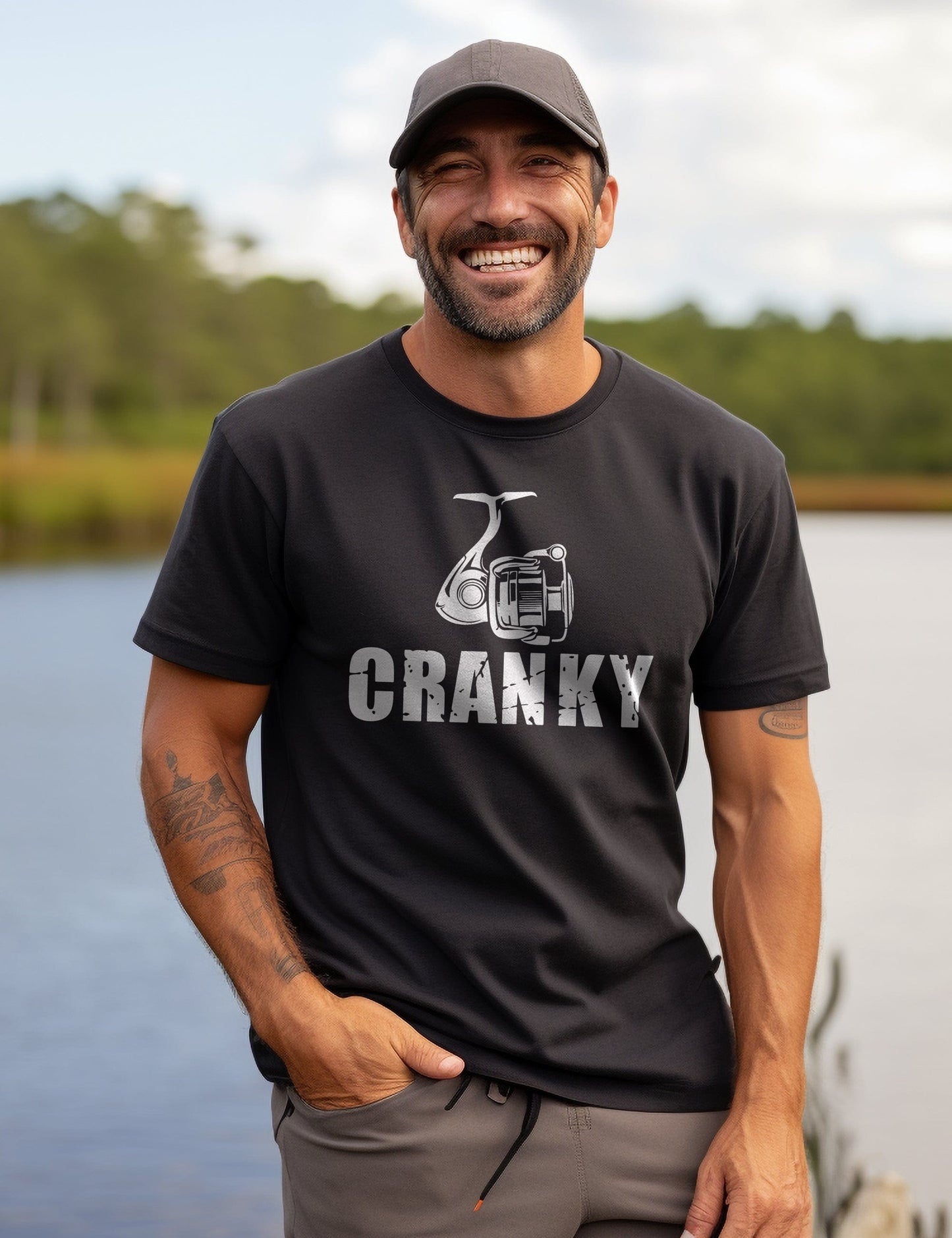 Cranky 3 Fishing T-shirt