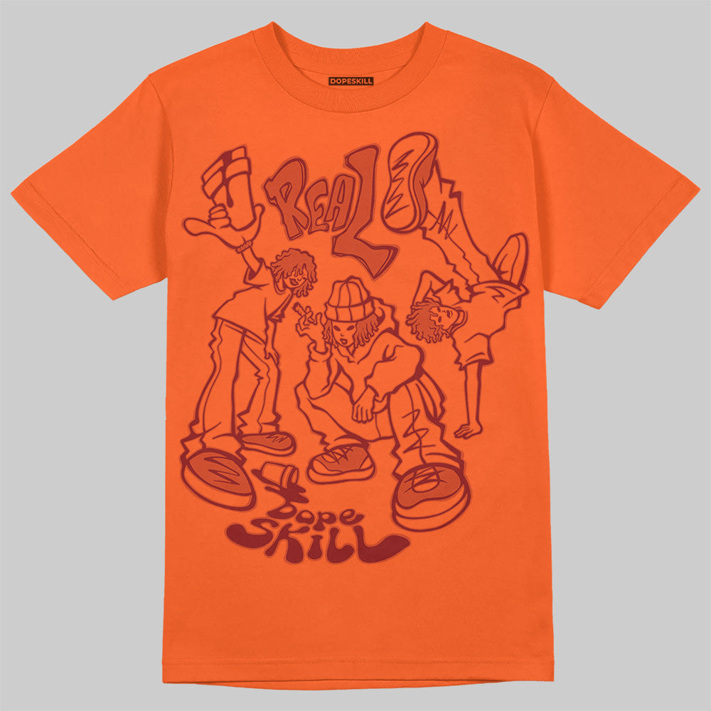 Georgia Peach 3s DopeSkill Orange T-shirt Real Y2K Players Graphic