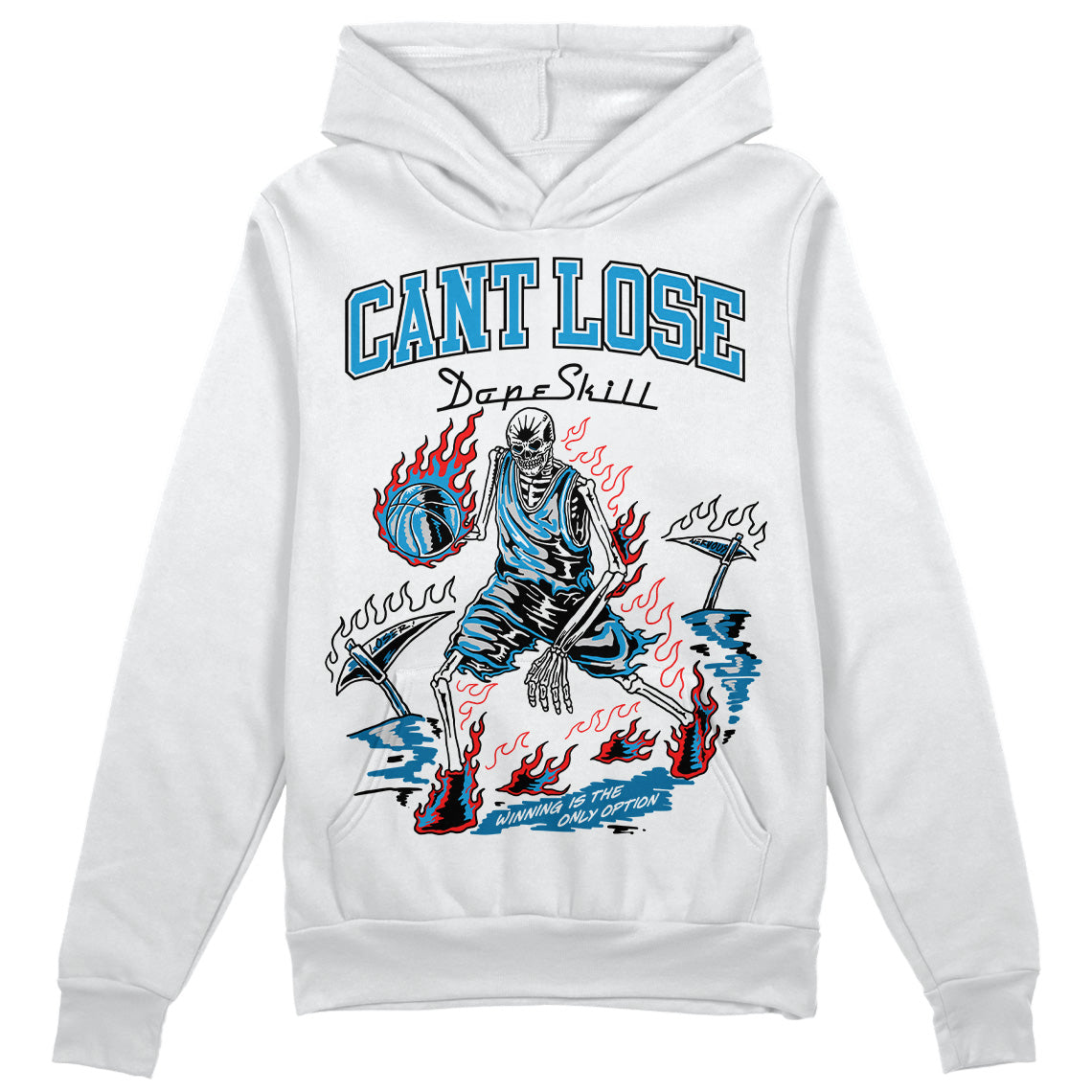 Military Blue 4s DopeSkill Hoodie Sweatshirt Cant Lose Graphic