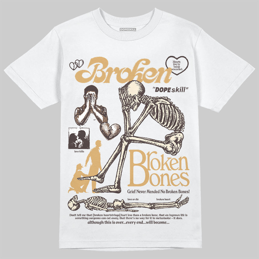 Earth 5s DopeSkill T-Shirt Broken Bones Graphic