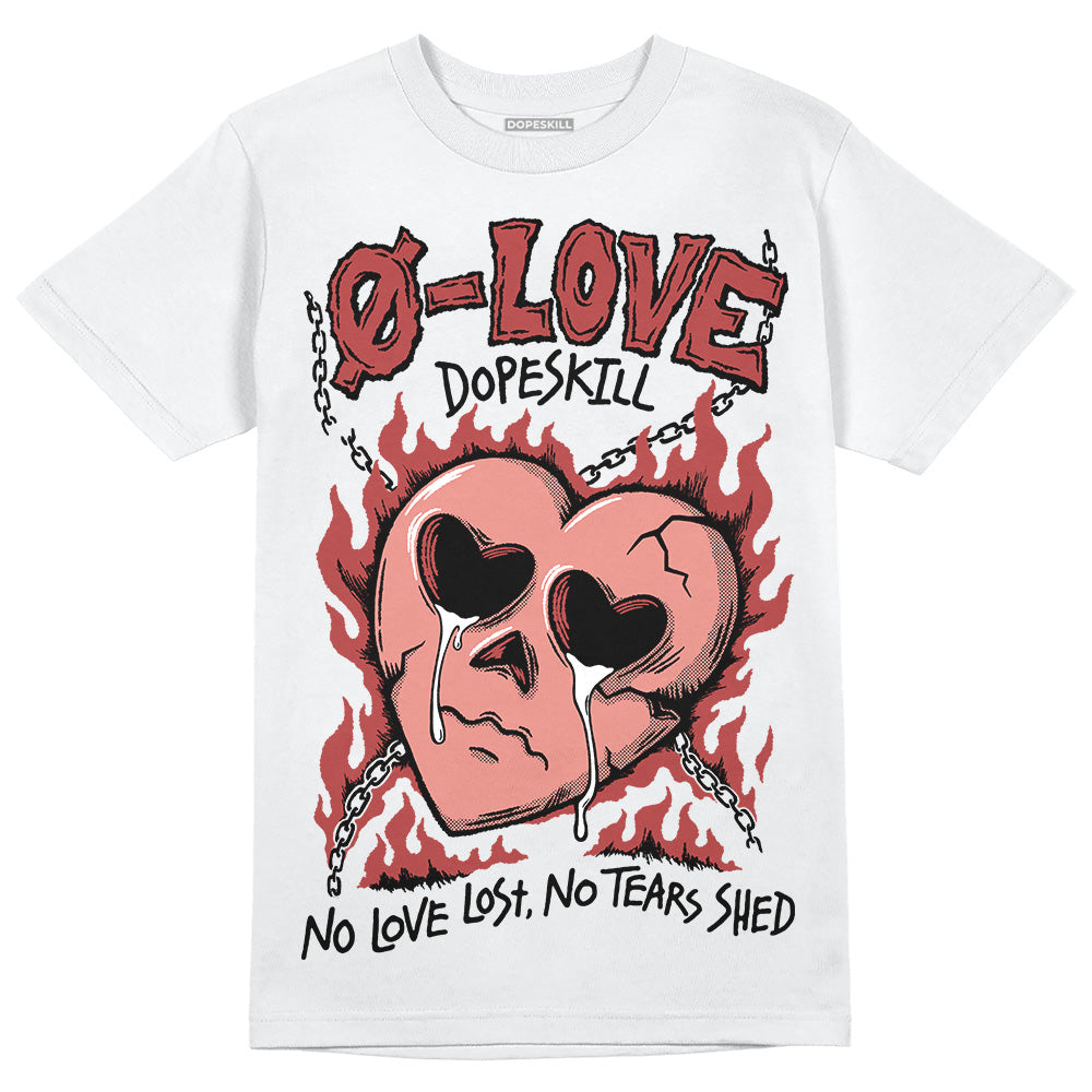 Dune Red 13s DopeSkill T-Shirt Crying Heart Graphic