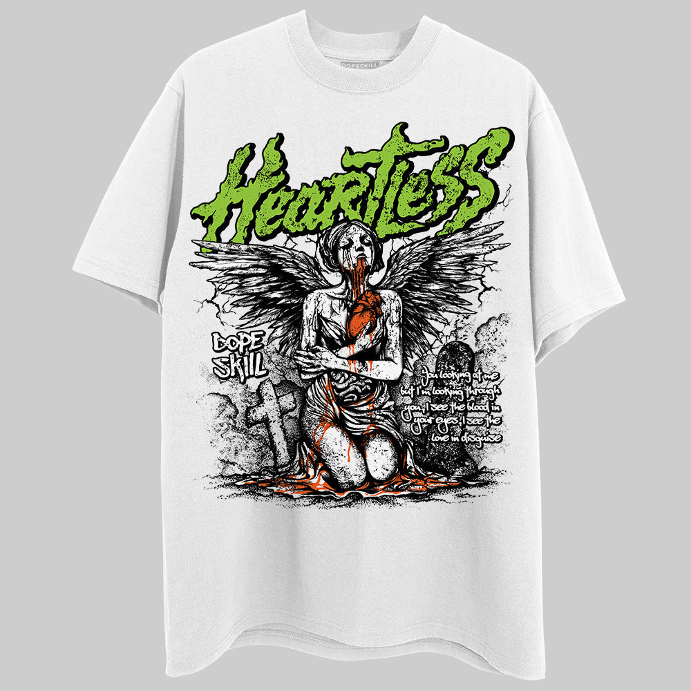 Neon Green Collection DopeSkill T-Shirt Heartless Graphic