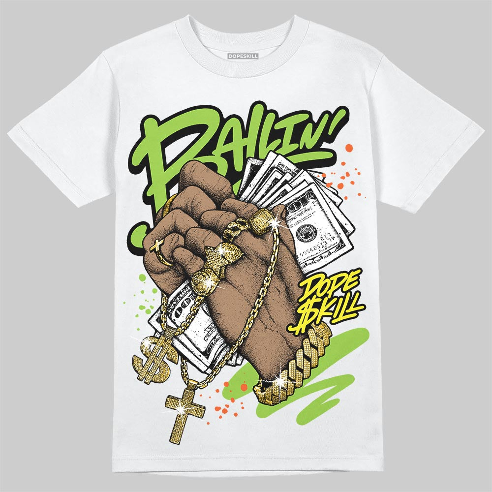 Neon Green Collection DopeSkill T-Shirt Always Ballin' Graphic