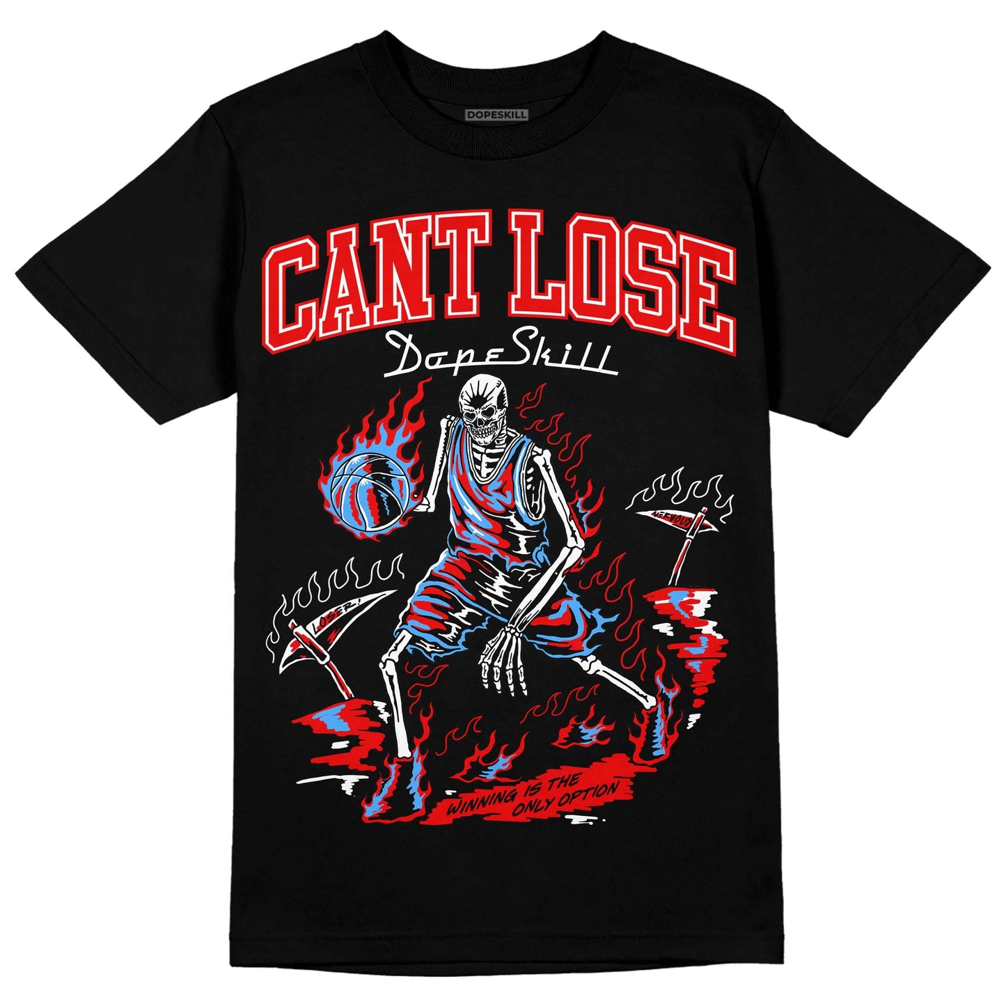 Cherry 11s DopeSkill T-Shirt Cant Lose Graphic