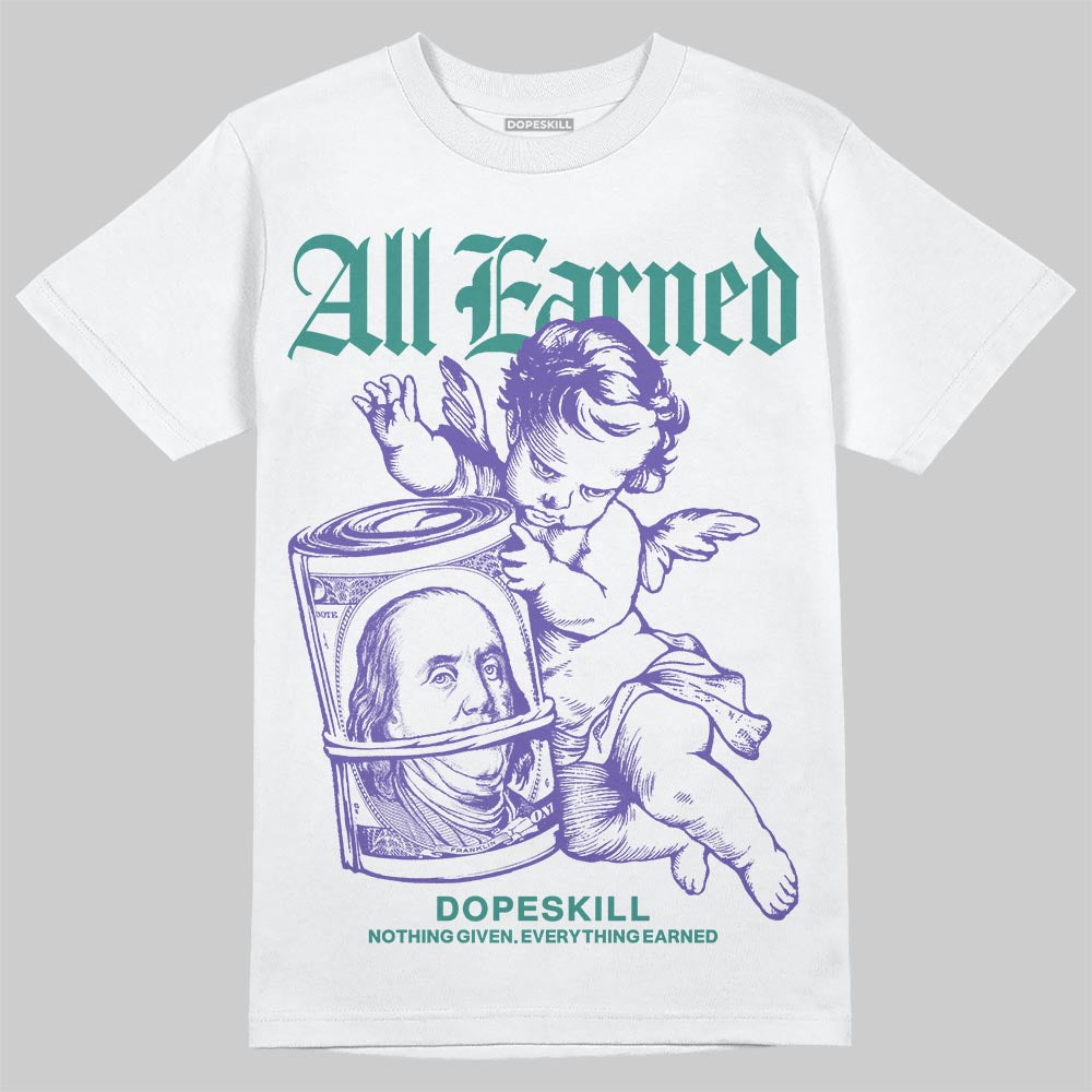 Grape 5s DopeSkill T-Shirt All Earned Graphic