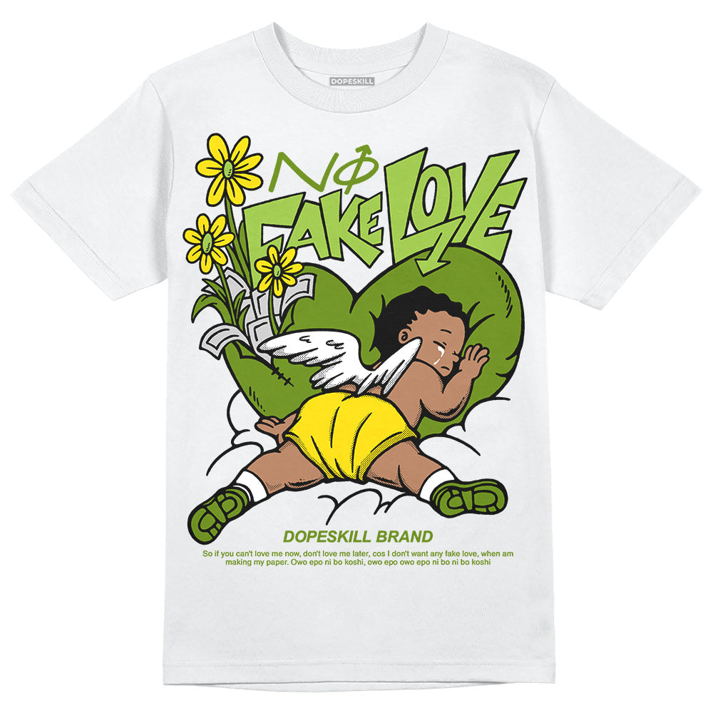 Dunk 'Chlorophyll' DopeSkill T-Shirt No Fake Love Graphic