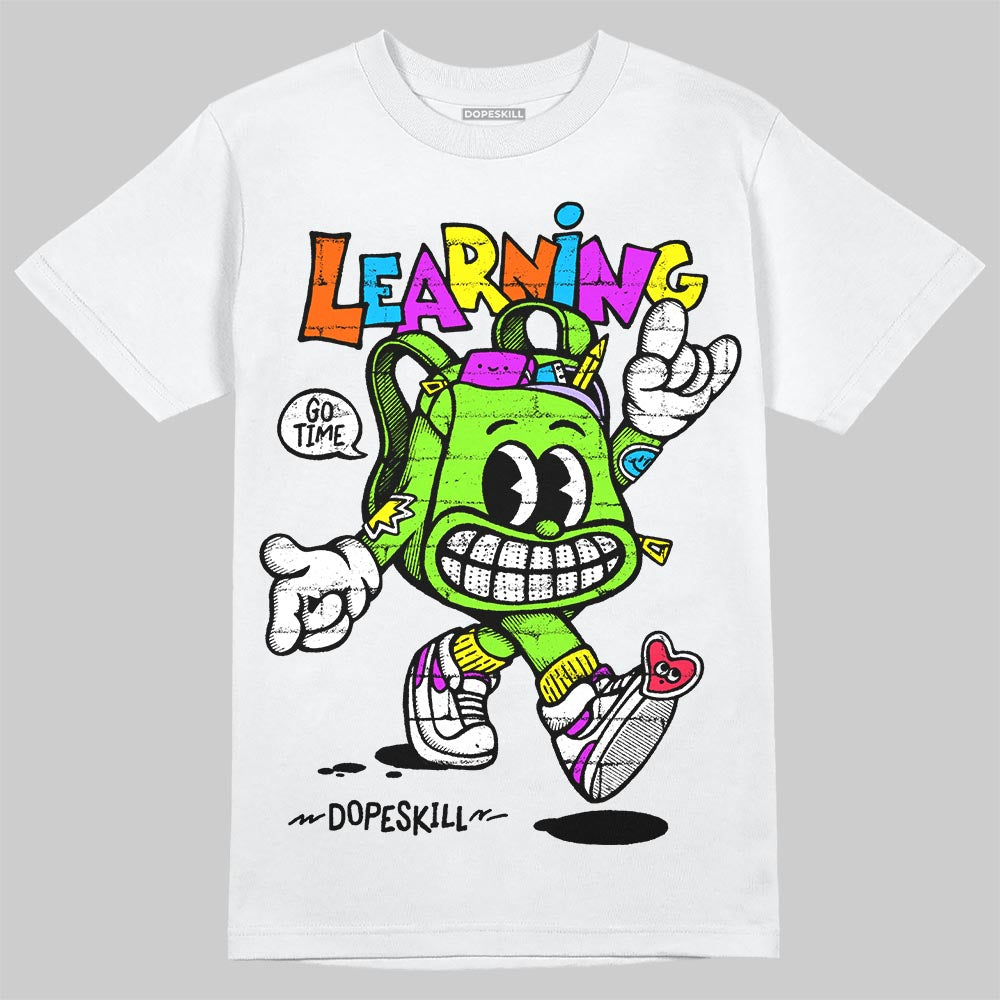 Neon Green Collection DopeSkill T-Shirt Learning Graphic