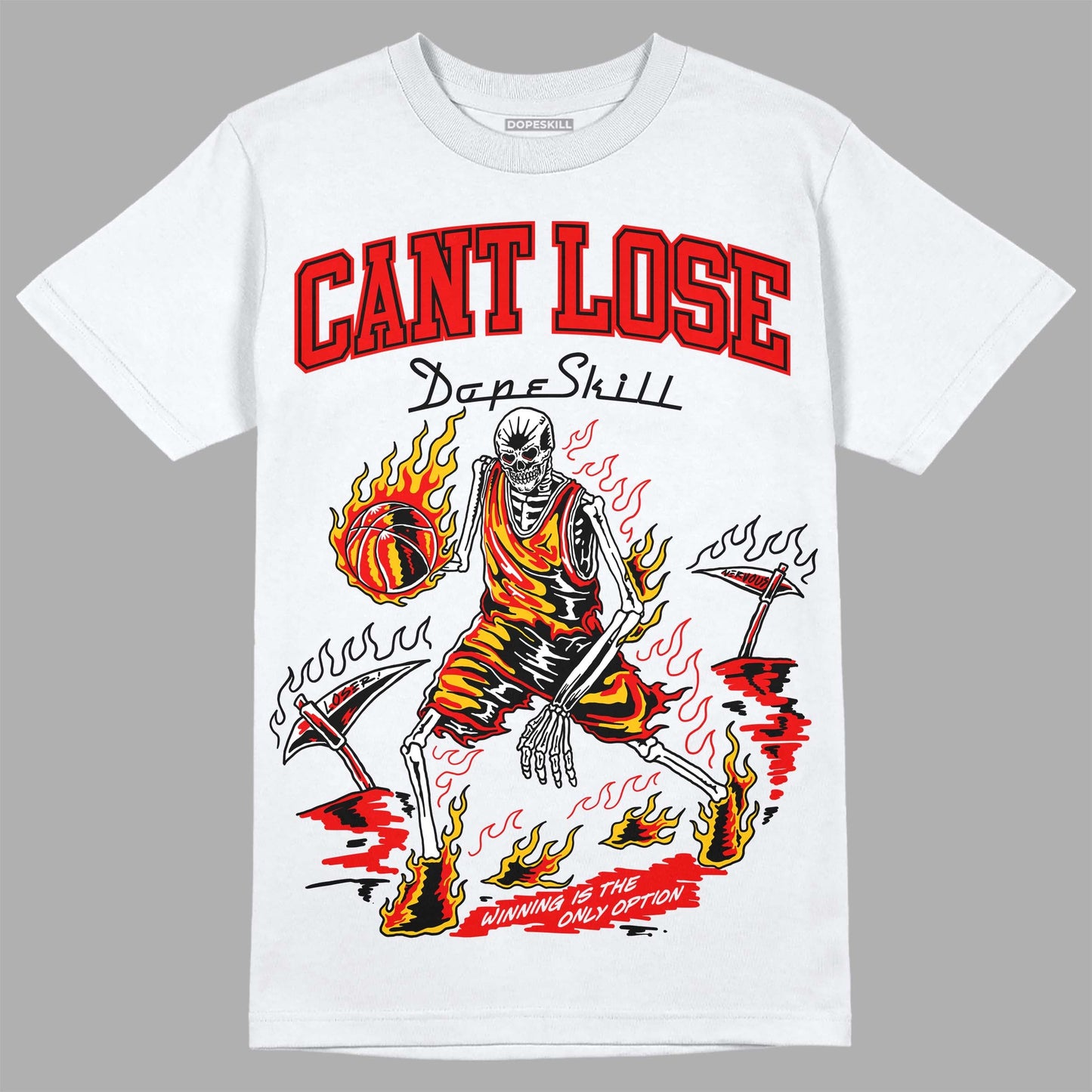 Cherry 12s DopeSkill T-Shirt Cant Lose Graphic