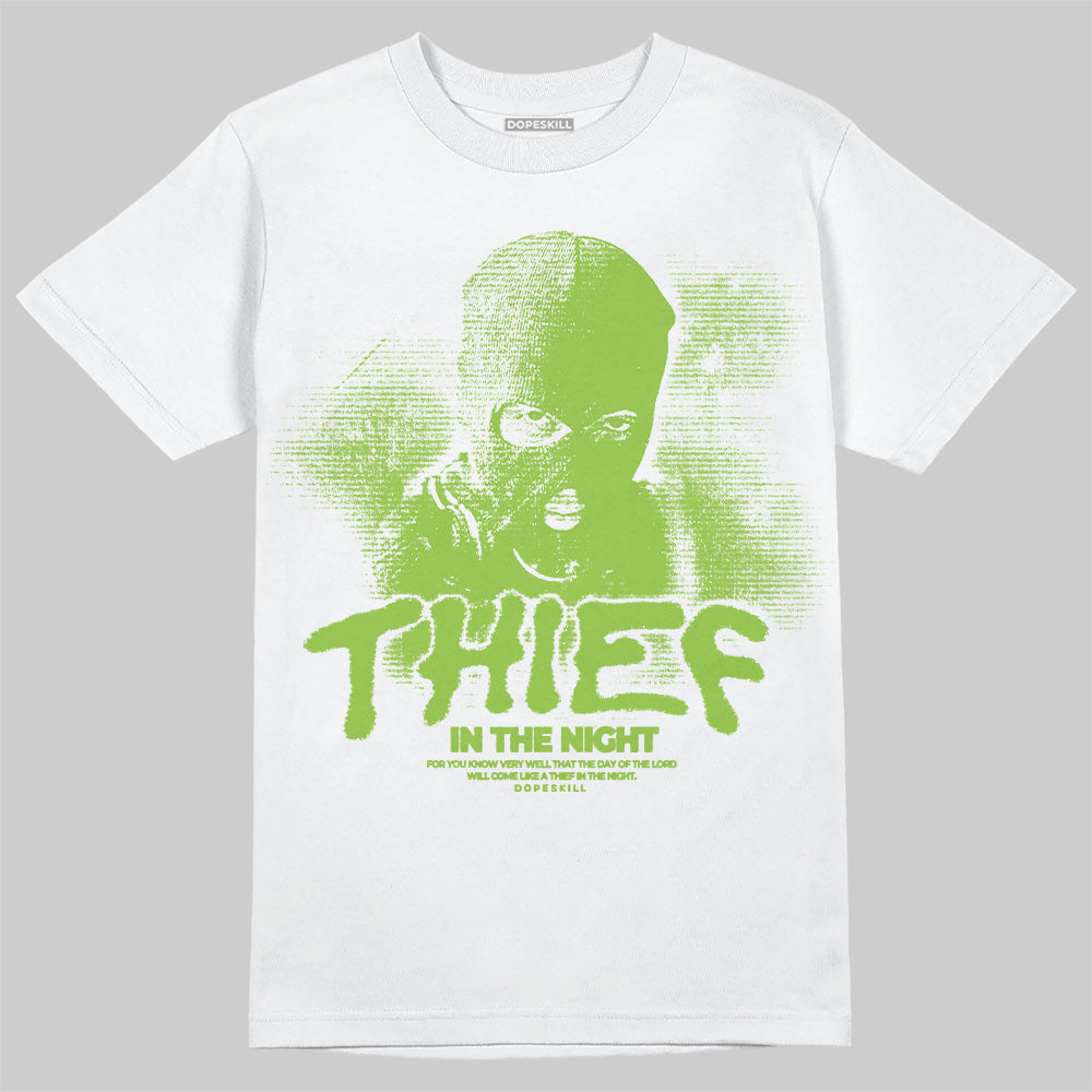 Neon Green Collection DopeSkill T-Shirt Thief In The Night Graphic