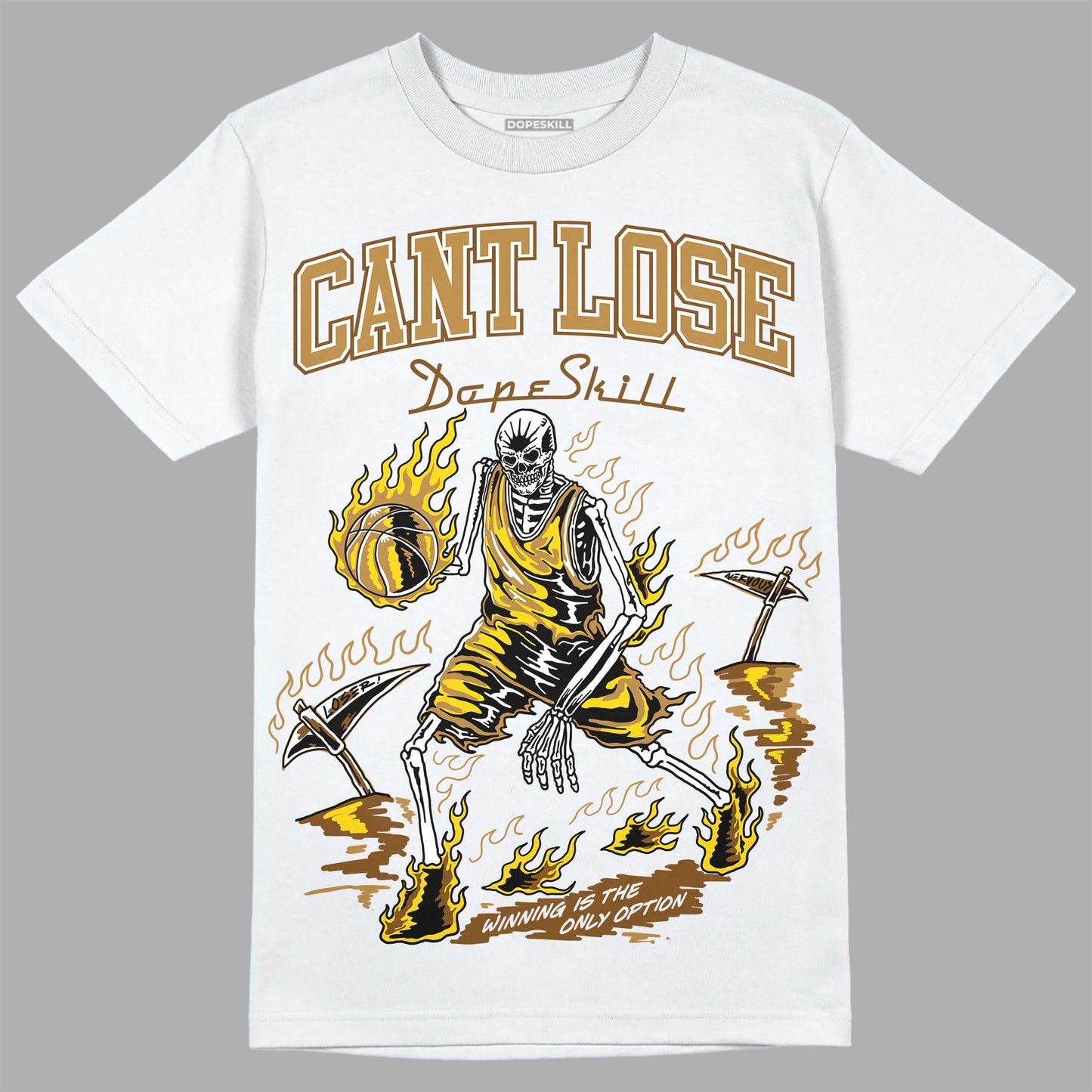 Wheat 13s DopeSkill T-Shirt Cant Lose Graphic