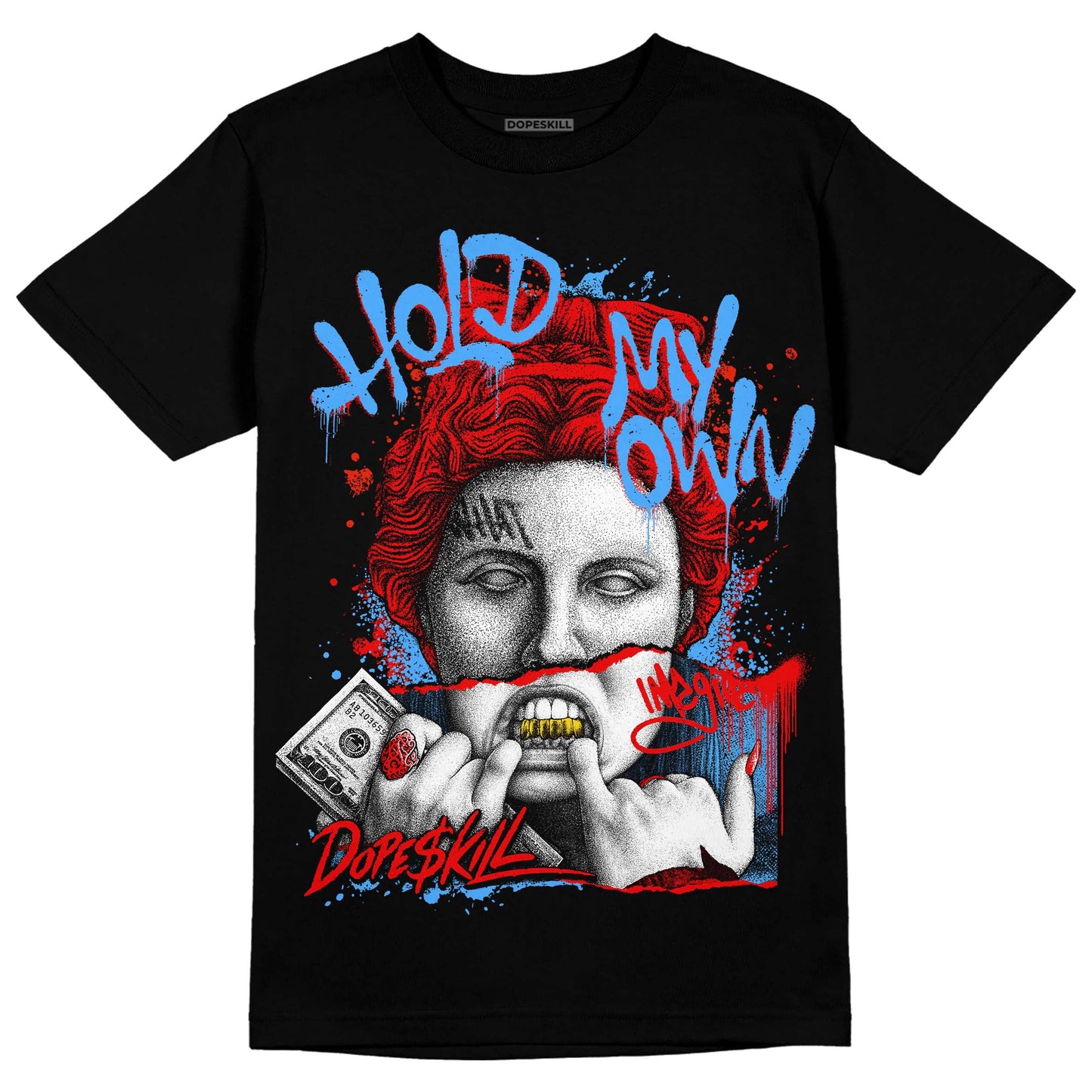 Cherry 11s DopeSkill T-Shirt Hold My Own Graphic
