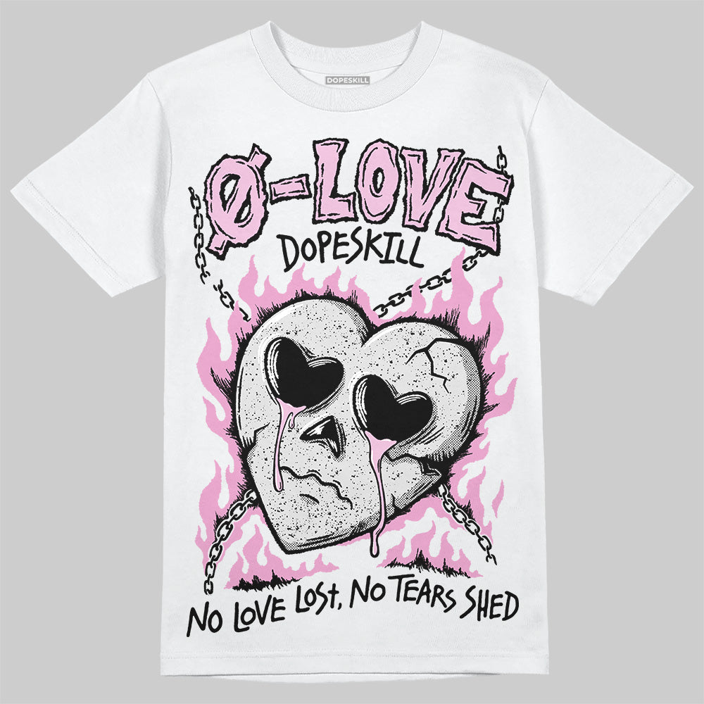 Orchid 4s DopeSkill T-Shirt Crying Heart Graphic
