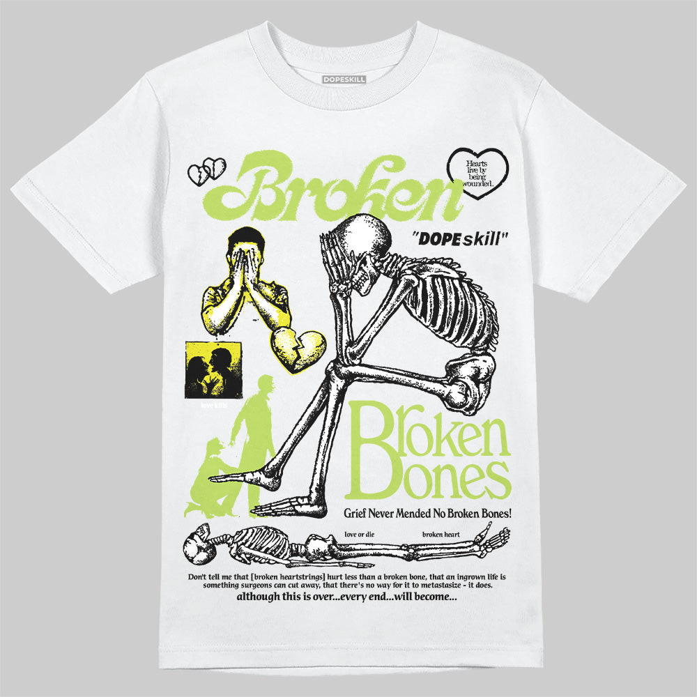 Bright Cactus 13s DopeSkill T-Shirt Broken Bones Graphic