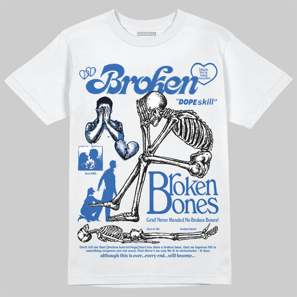 Blueberry 12s DopeSkill T-Shirt Broken Bones Graphic