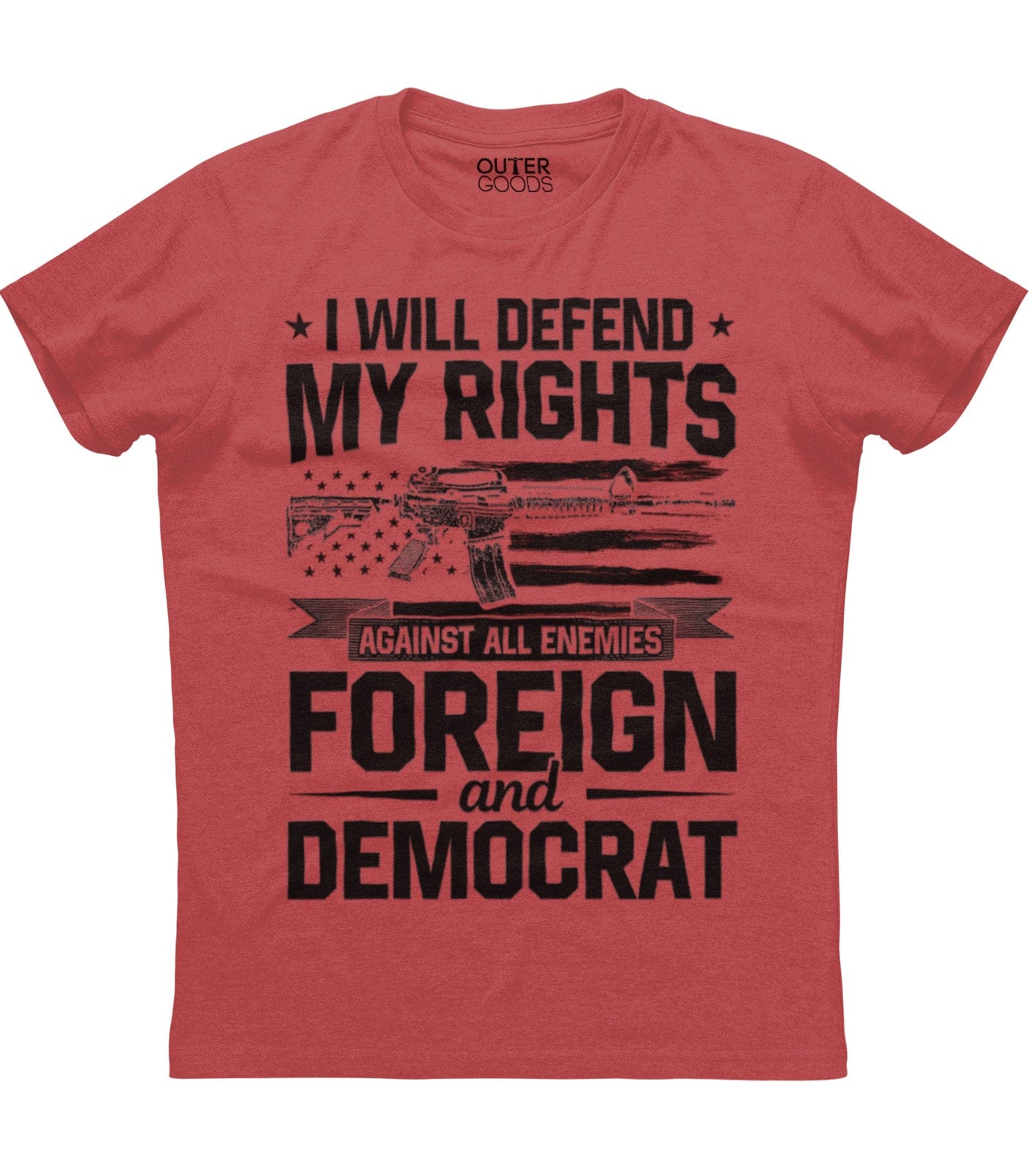 I Will Defend My Rights T-Shirt (O) Style001