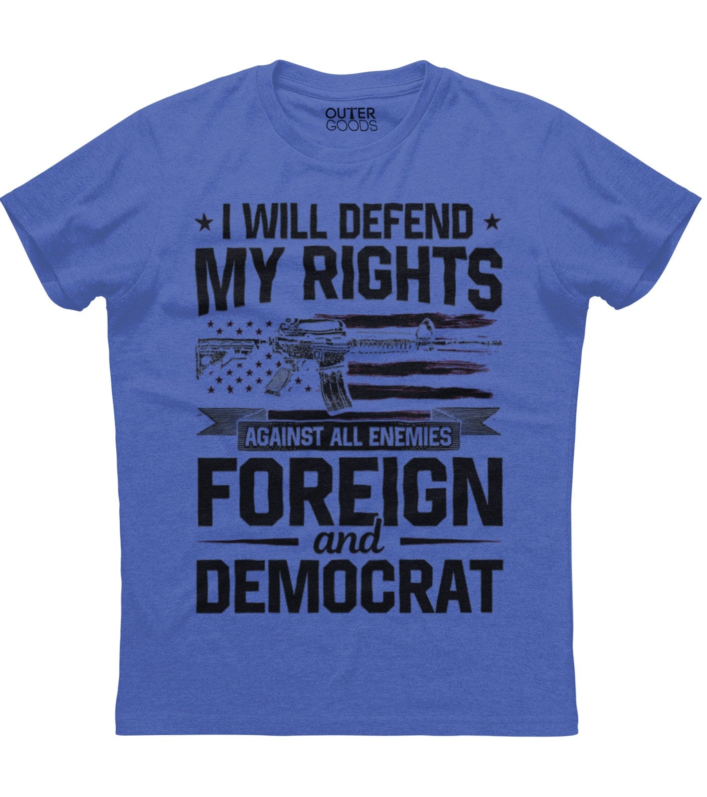 I Will Defend My Rights T-Shirt (O) Style001