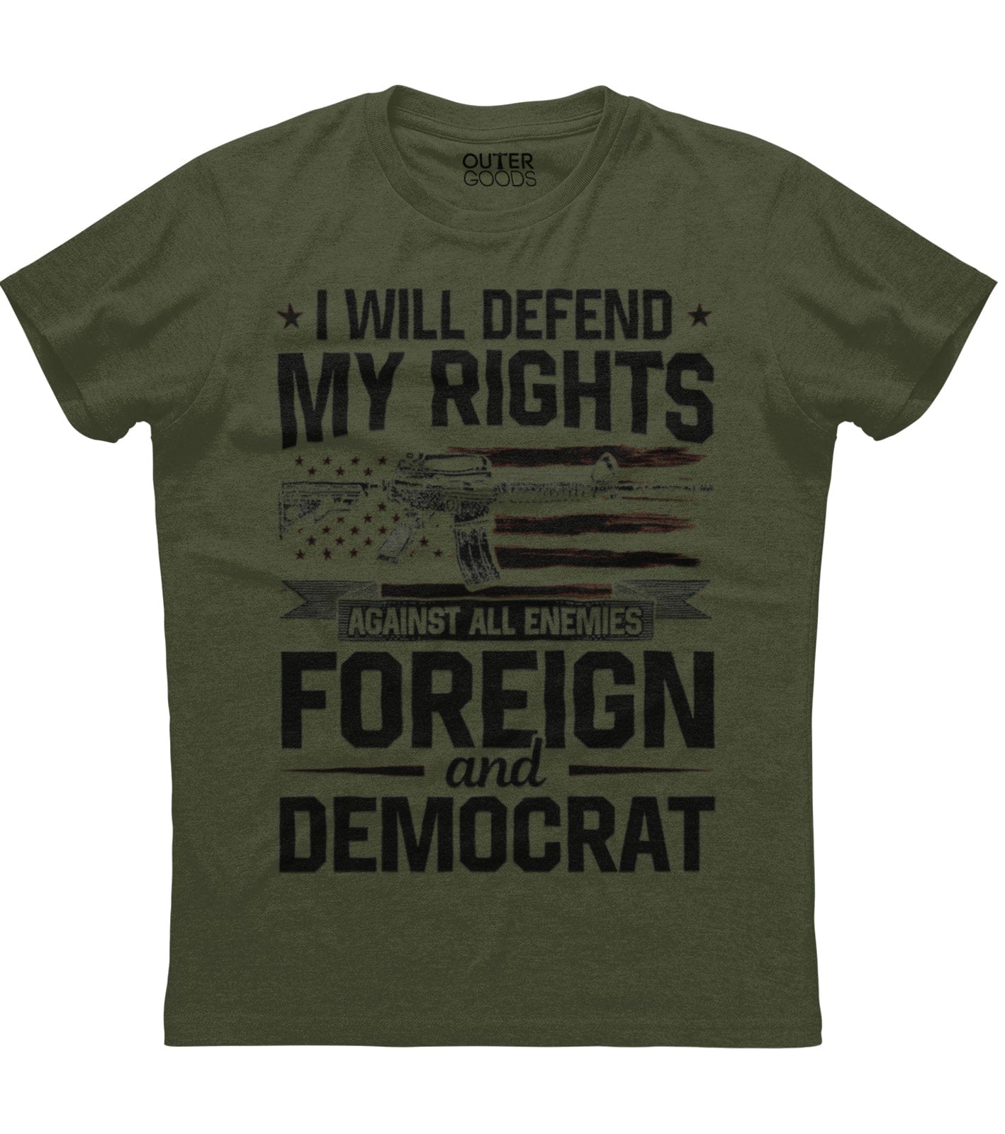 I Will Defend My Rights T-Shirt (O) Style001