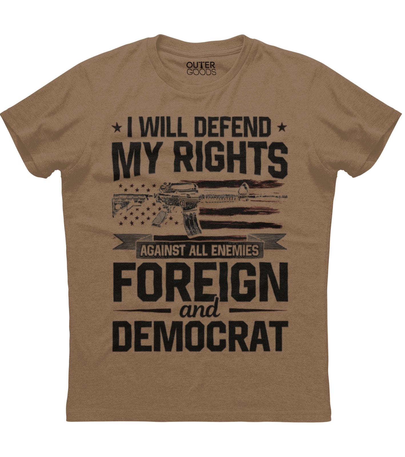 I Will Defend My Rights T-Shirt (O) Style001