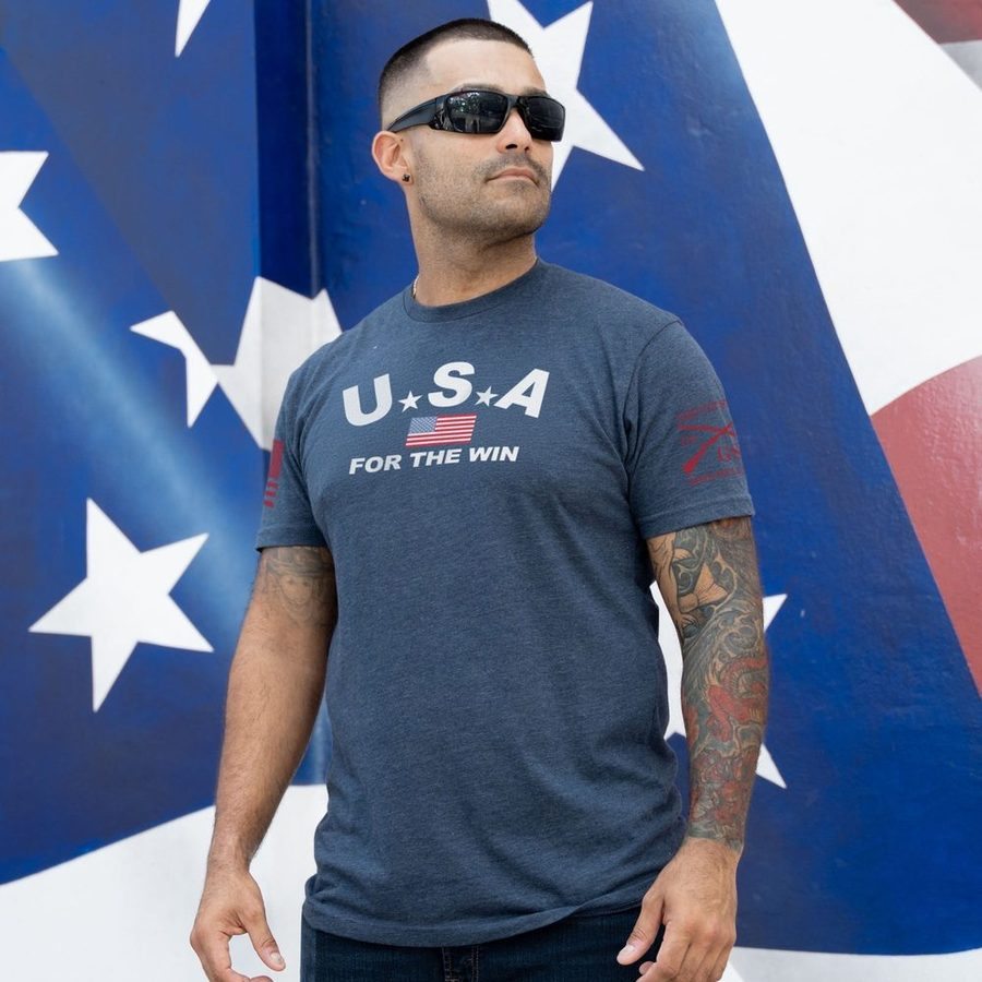 USA For The Win T-Shirt - Midnight Navy