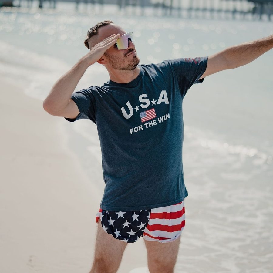 USA For The Win T-Shirt - Midnight Navy