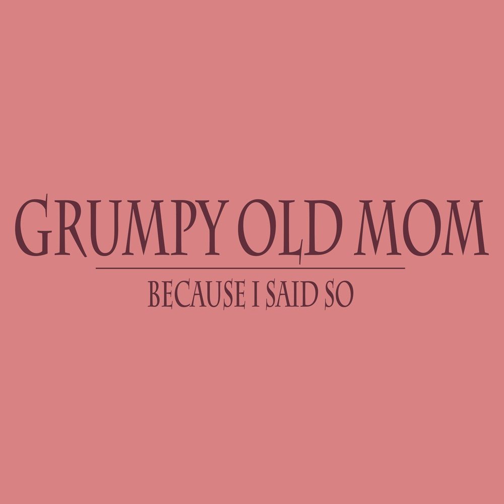 Women's Grumpy Old Mom Boyfriend Fit T-Shirt - Heather Mauve