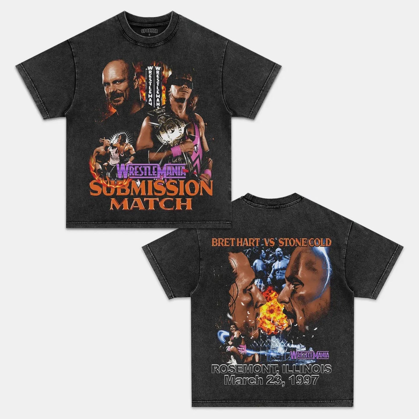 WRESTLEMANIA 13 TEE Style002