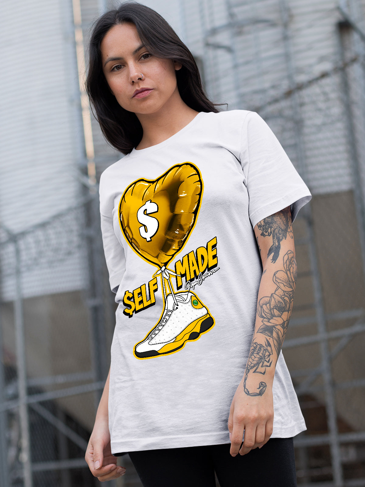 AJ 13 Del Sol DopeSkill T-Shirt Self Made Graphic