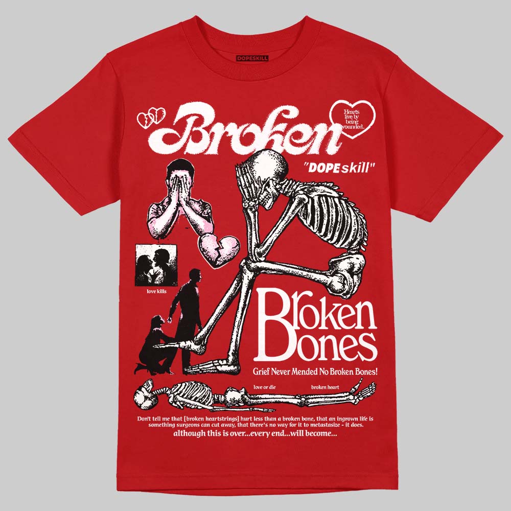 Brick By Brick 4s DopeSkill T-Shirt Broken Bones Graphic