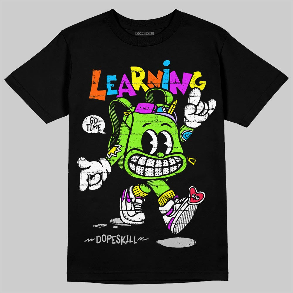 Neon Green Collection DopeSkill T-Shirt Learning Graphic