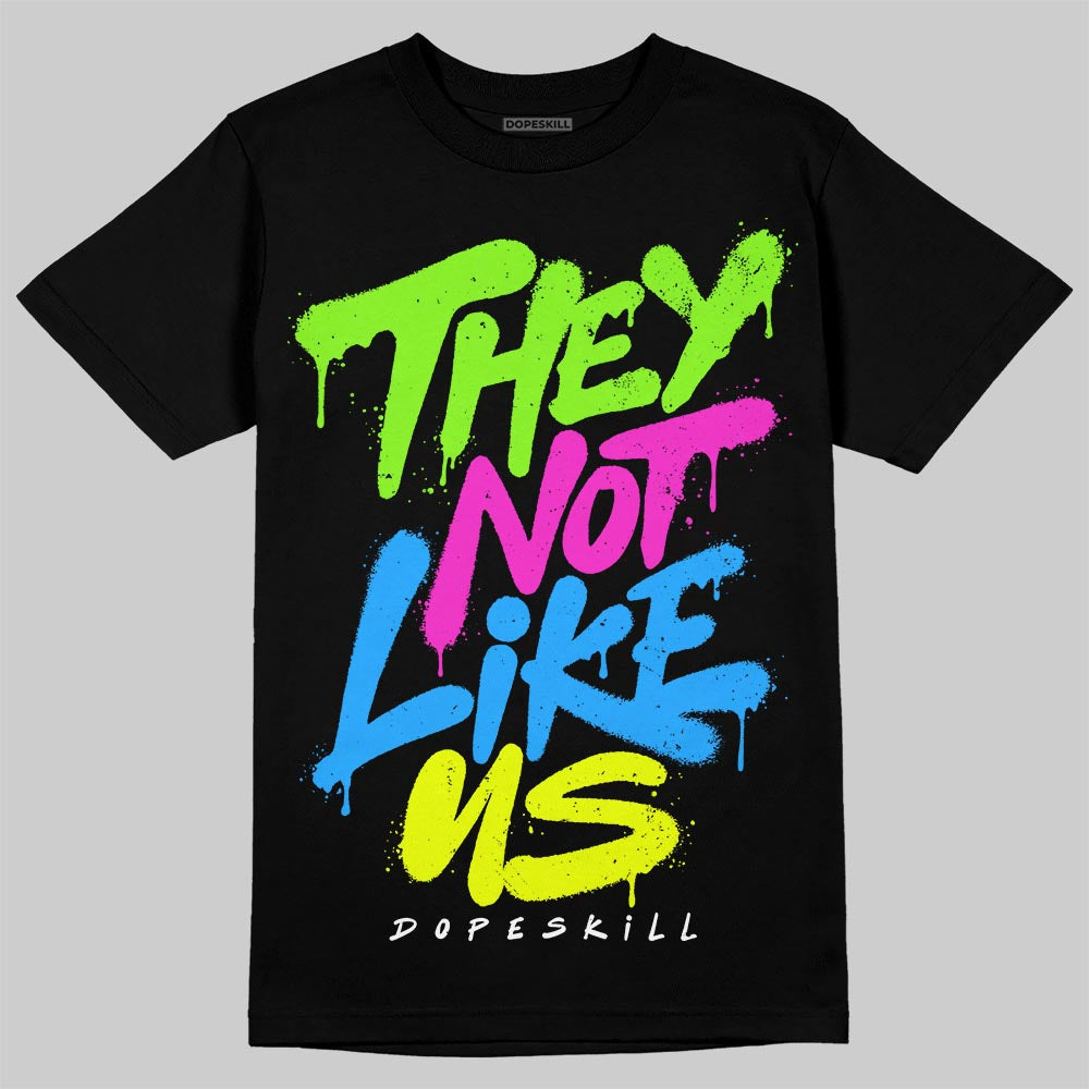 Neon Green Collection DopeSkill T-Shirt They Not Like Us Graphic