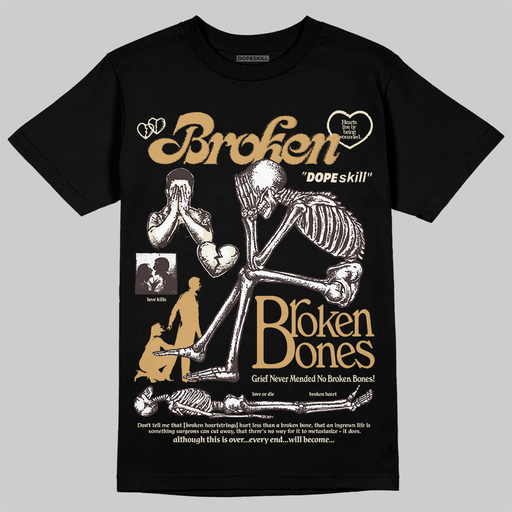 Earth 5s DopeSkill T-Shirt Broken Bones Graphic