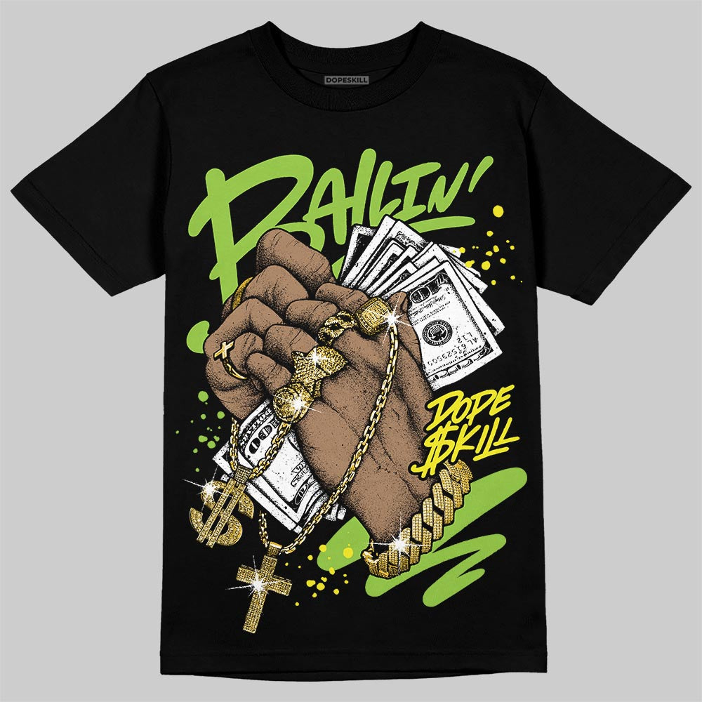Neon Green Collection DopeSkill T-Shirt Always Ballin' Graphic