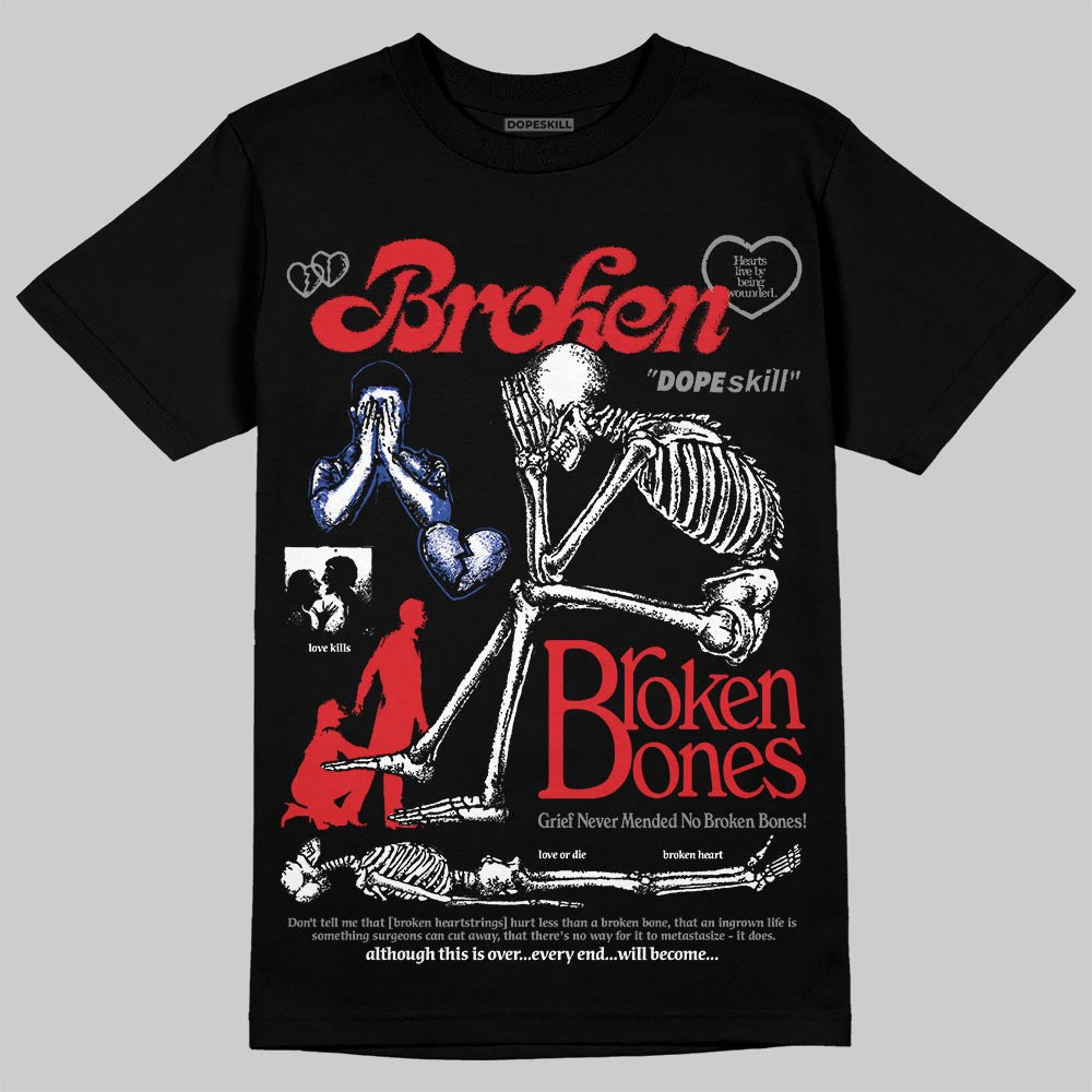 Seoul 2.0 3s DopeSkill T-Shirt Broken Bones Graphic