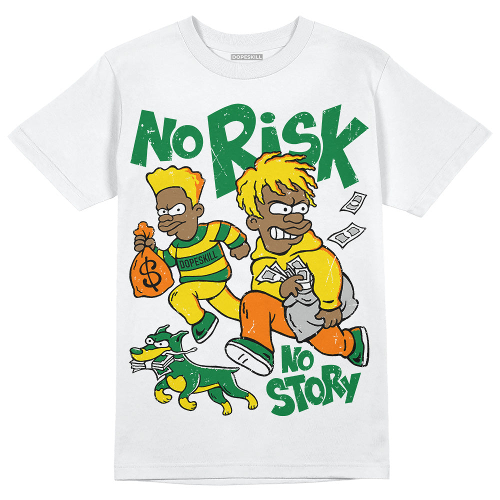 Dunk Reverse Brazil DopeSkill T-Shirt No Risk No Story Graphic