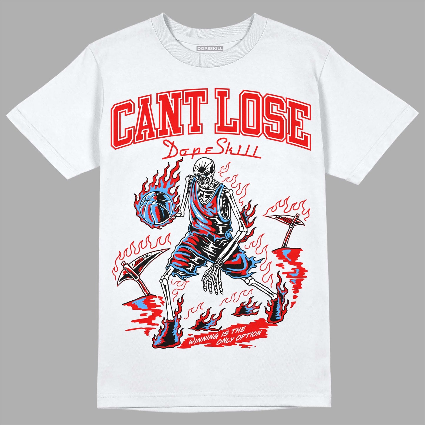 Cherry 11s DopeSkill T-Shirt Cant Lose Graphic