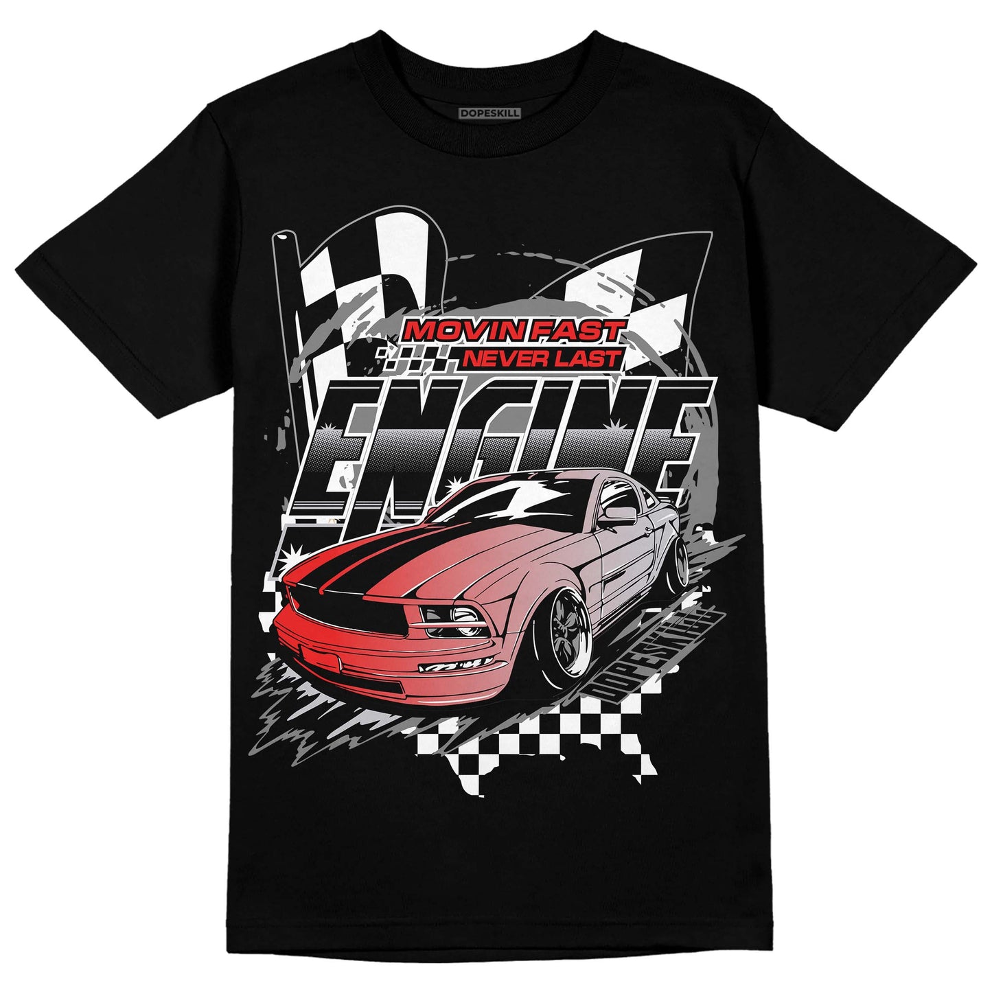 Grey Collection DopeSkill T-Shirt ENGINE Tshirt Graphic