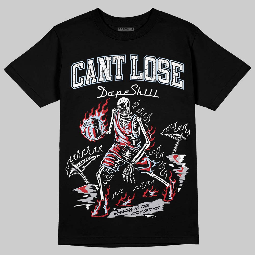 Black Metallic Reimagined 5s DopeSkill T-Shirt Cant Lose Graphic