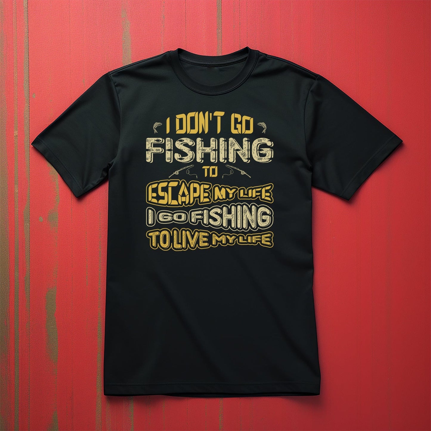 8 Fishing Escape Funny T-Shirt